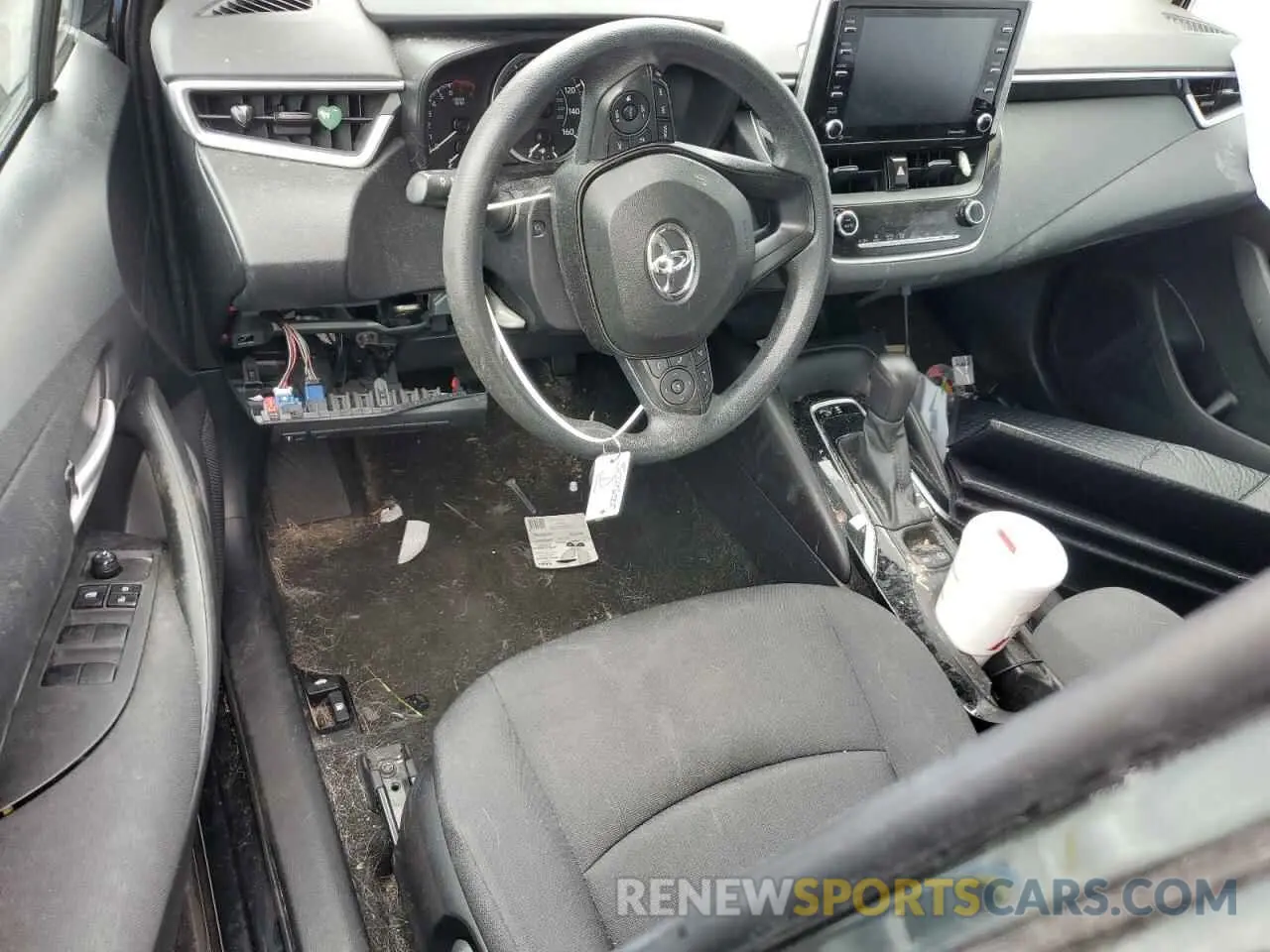 8 fotografías del automóvil dañado 5YFEPMAEXMP260775 TOYOTA COROLLA 2021