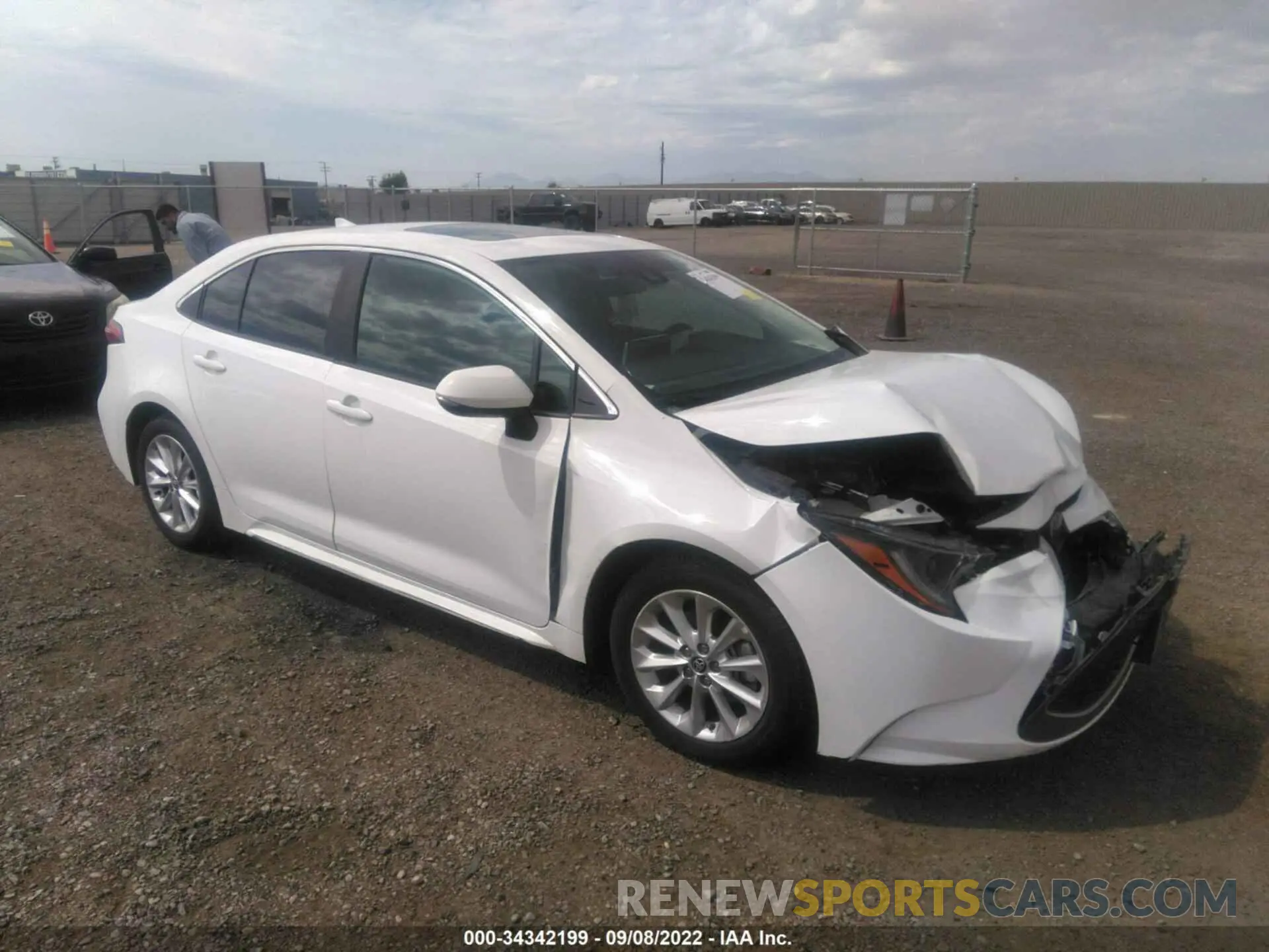 1 fotografías del automóvil dañado 5YFFPMAE0MP177344 TOYOTA COROLLA 2021