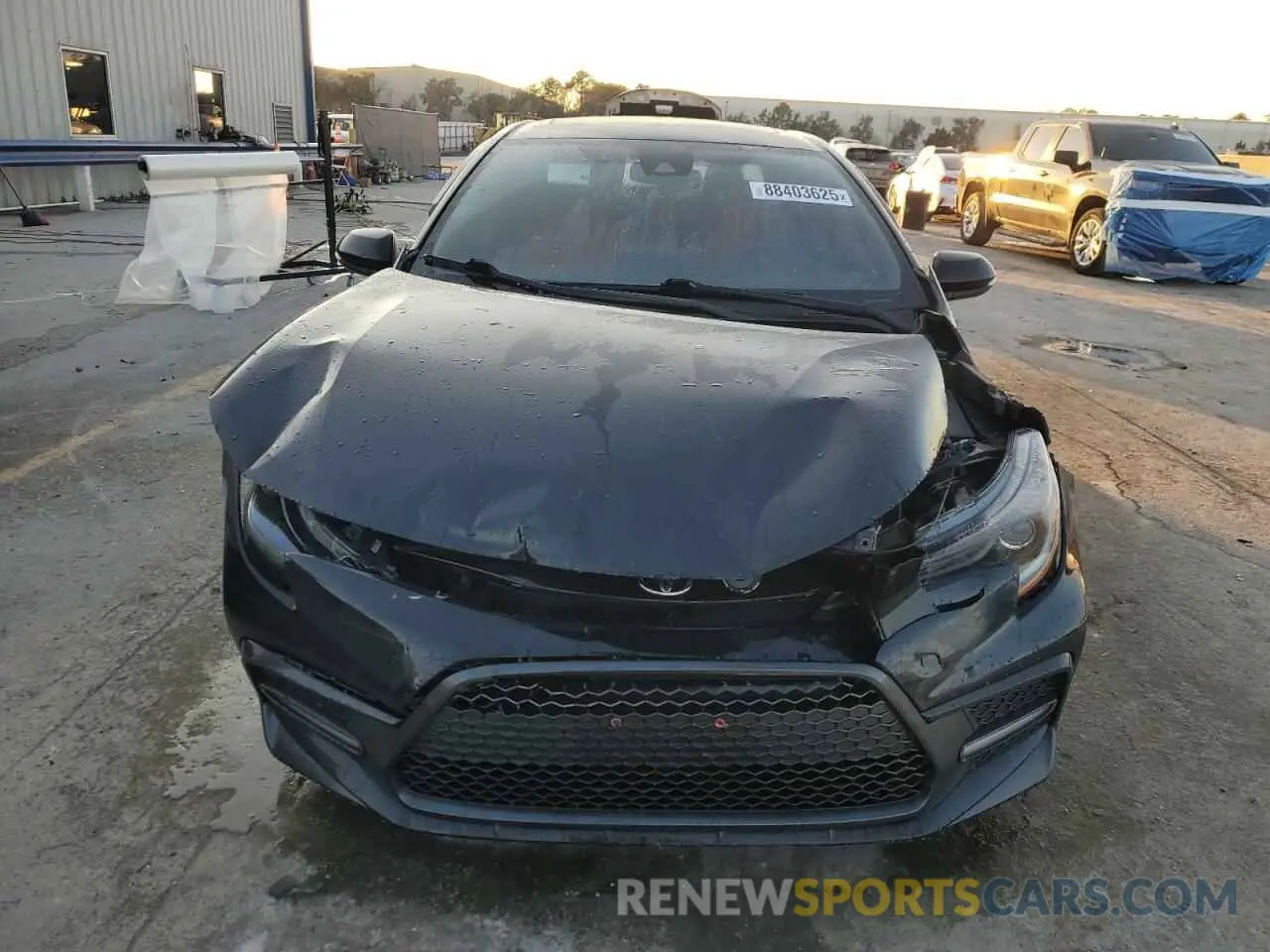 5 fotografías del automóvil dañado 5YFM4MCE1MP064256 TOYOTA COROLLA 2021