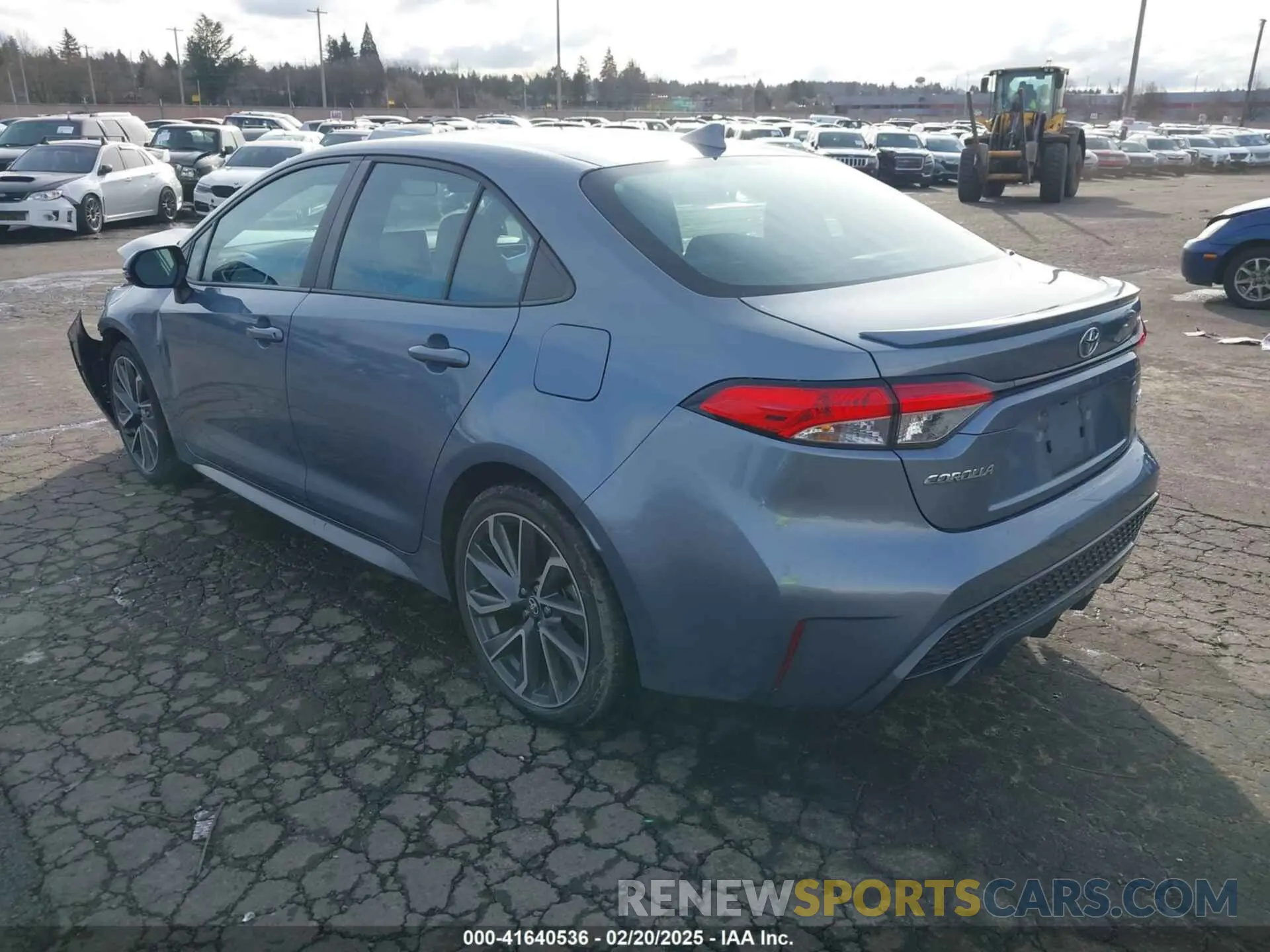 3 fotografías del automóvil dañado 5YFM4MCE1MP066007 TOYOTA COROLLA 2021