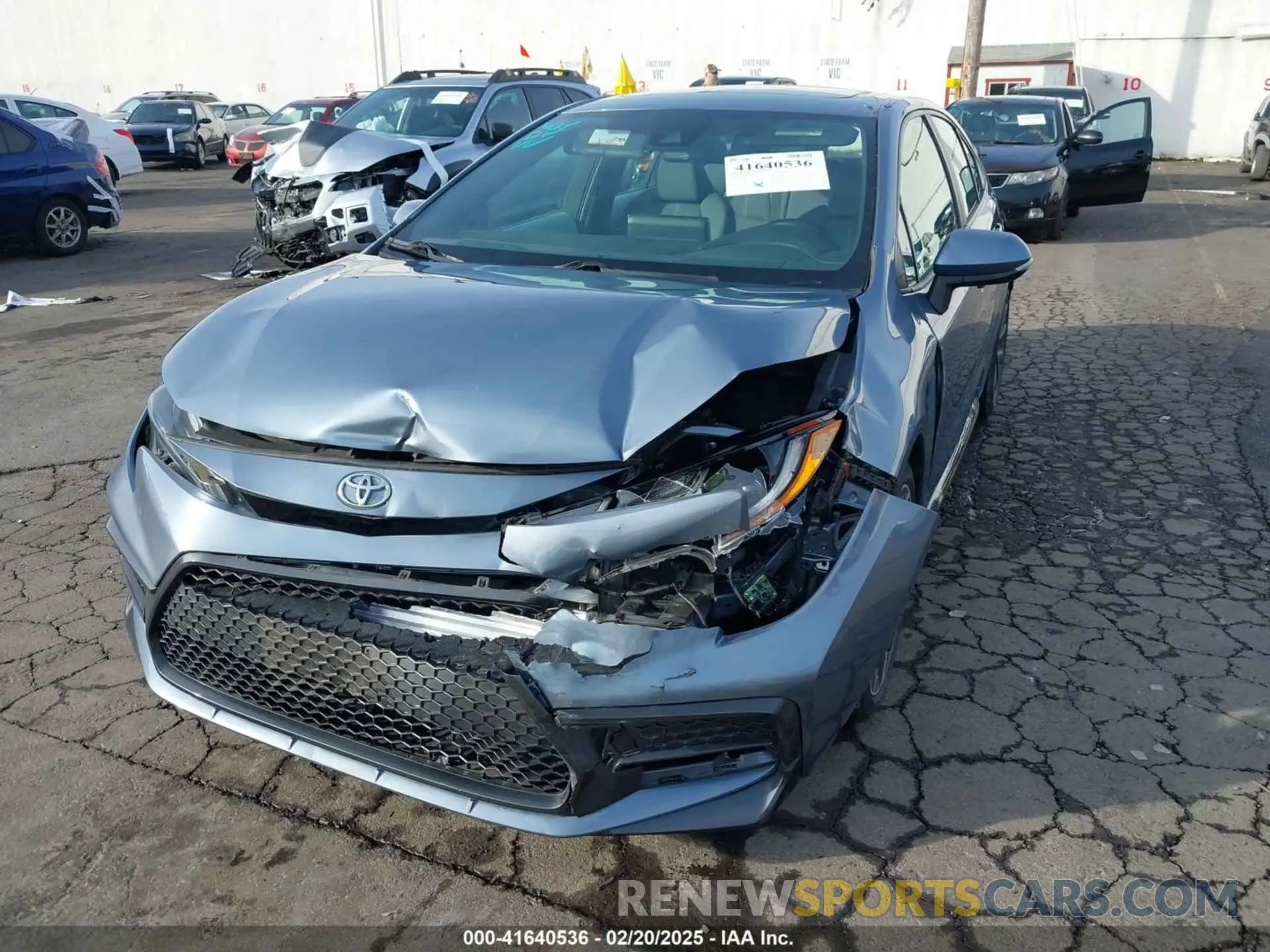6 fotografías del automóvil dañado 5YFM4MCE1MP066007 TOYOTA COROLLA 2021
