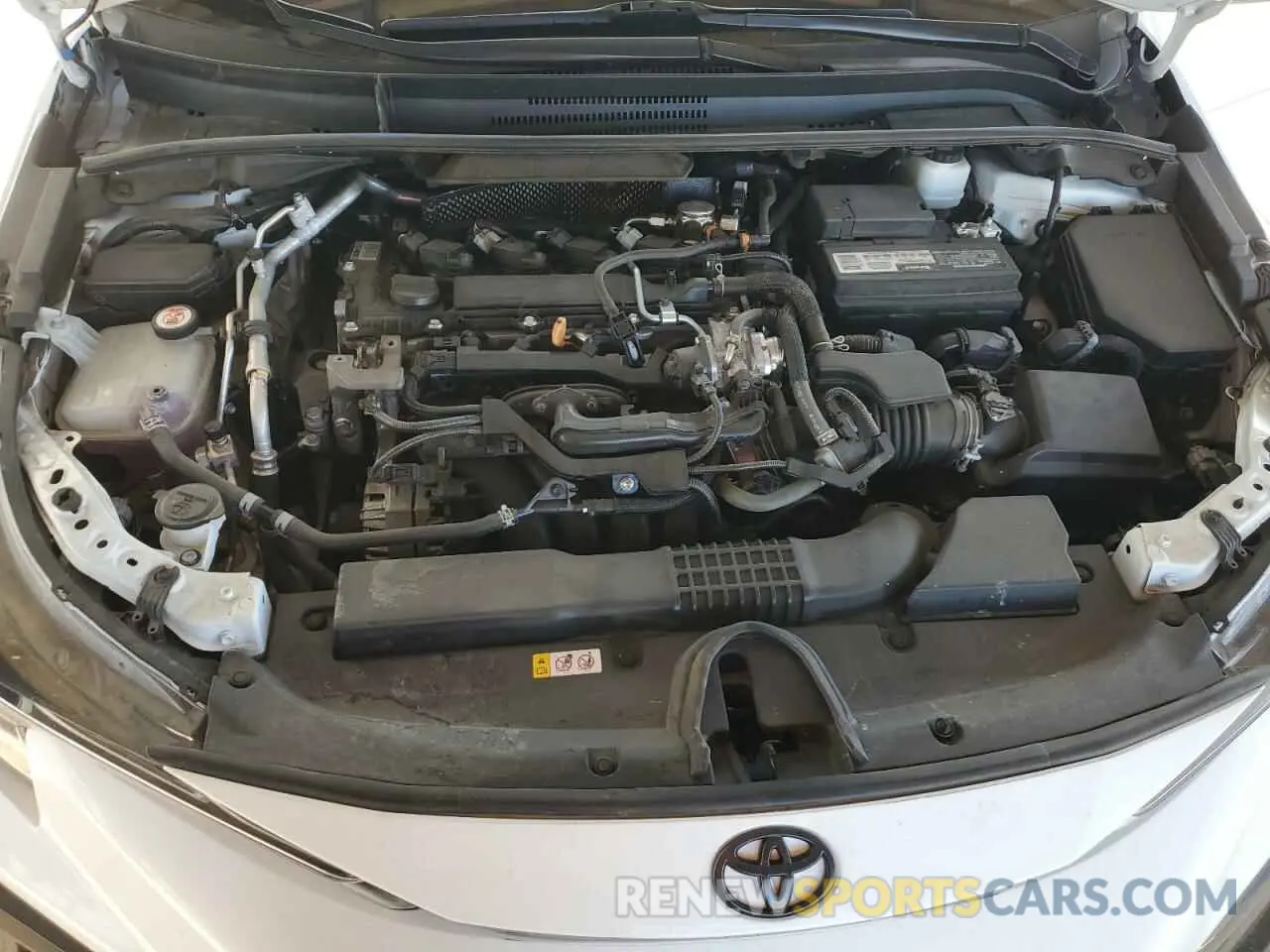 11 fotografías del automóvil dañado 5YFM4MCE1MP077900 TOYOTA COROLLA 2021