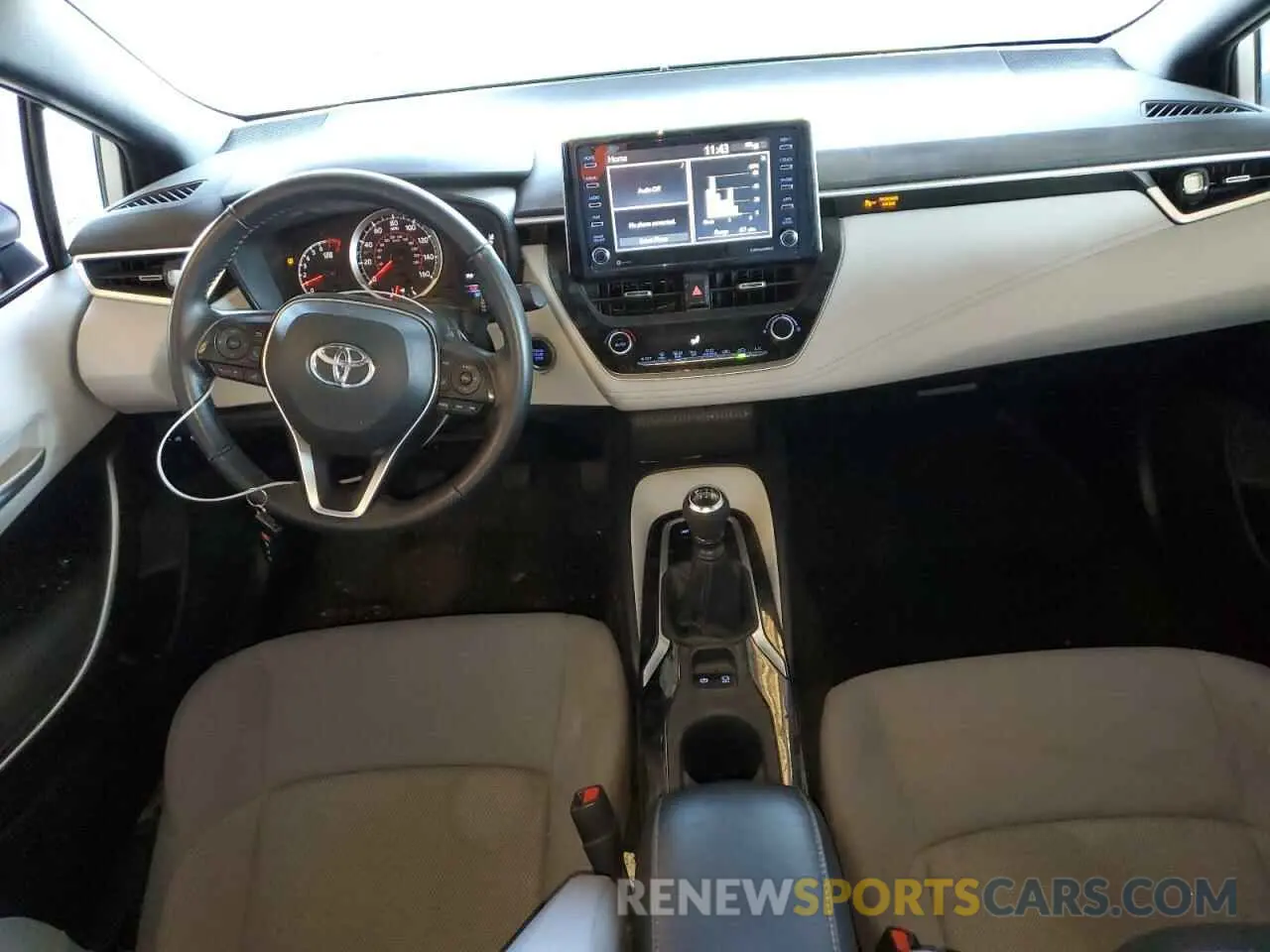 8 fotografías del automóvil dañado 5YFM4MCE8MP071382 TOYOTA COROLLA 2021