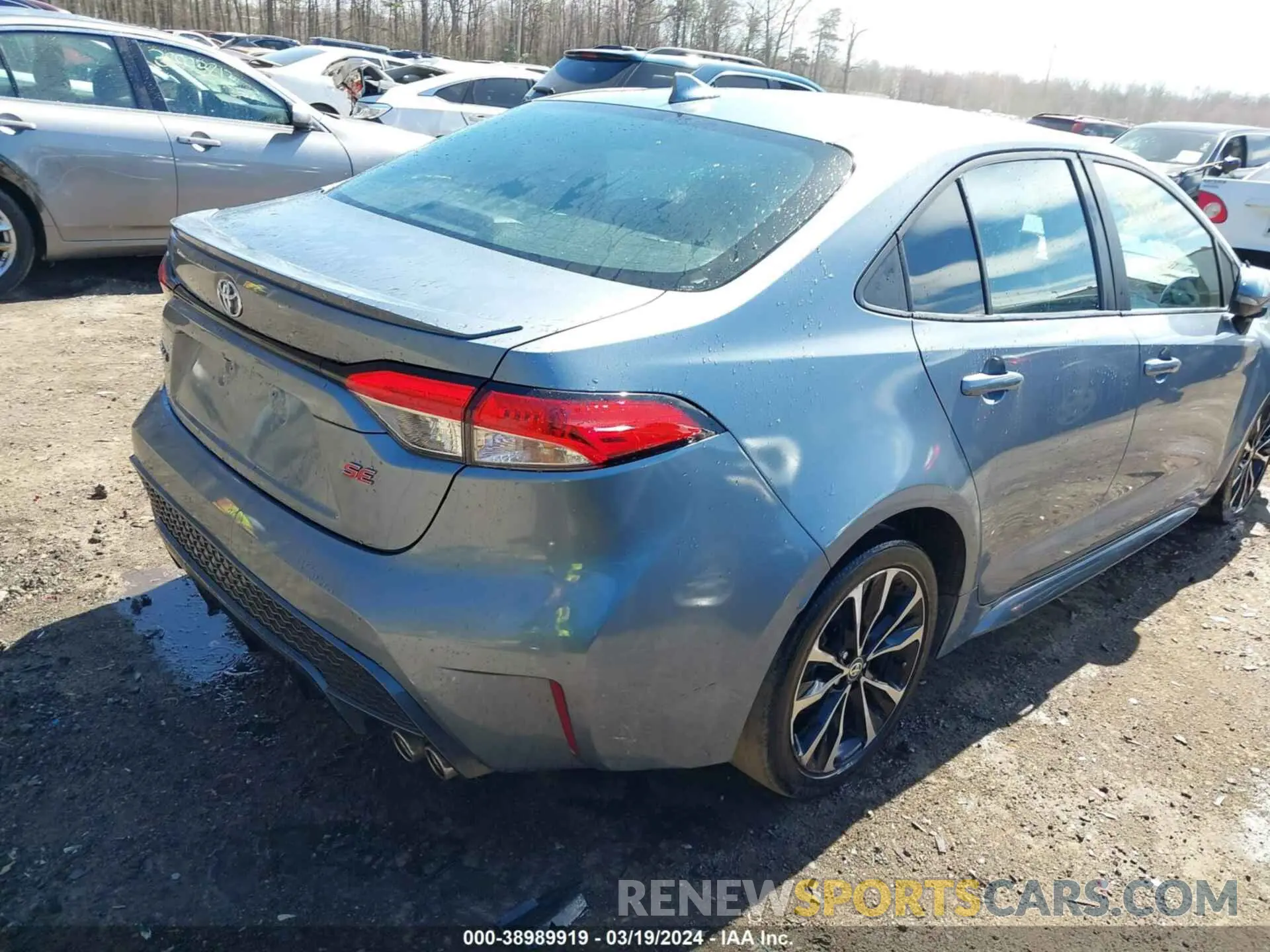 4 fotografías del automóvil dañado 5YFP4MCE1MP060091 TOYOTA COROLLA 2021