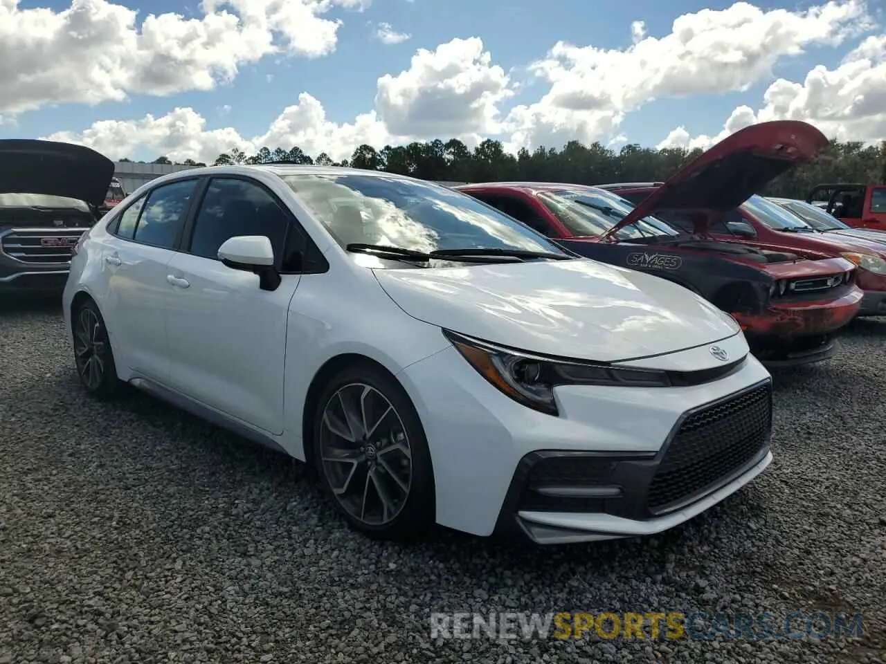4 fotografías del automóvil dañado 5YFP4MCE1MP087355 TOYOTA COROLLA 2021