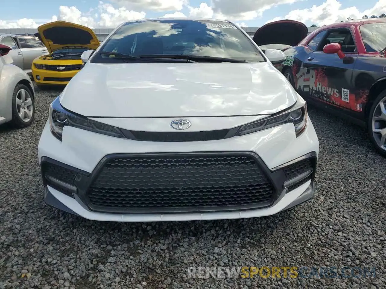 5 fotografías del automóvil dañado 5YFP4MCE1MP087355 TOYOTA COROLLA 2021