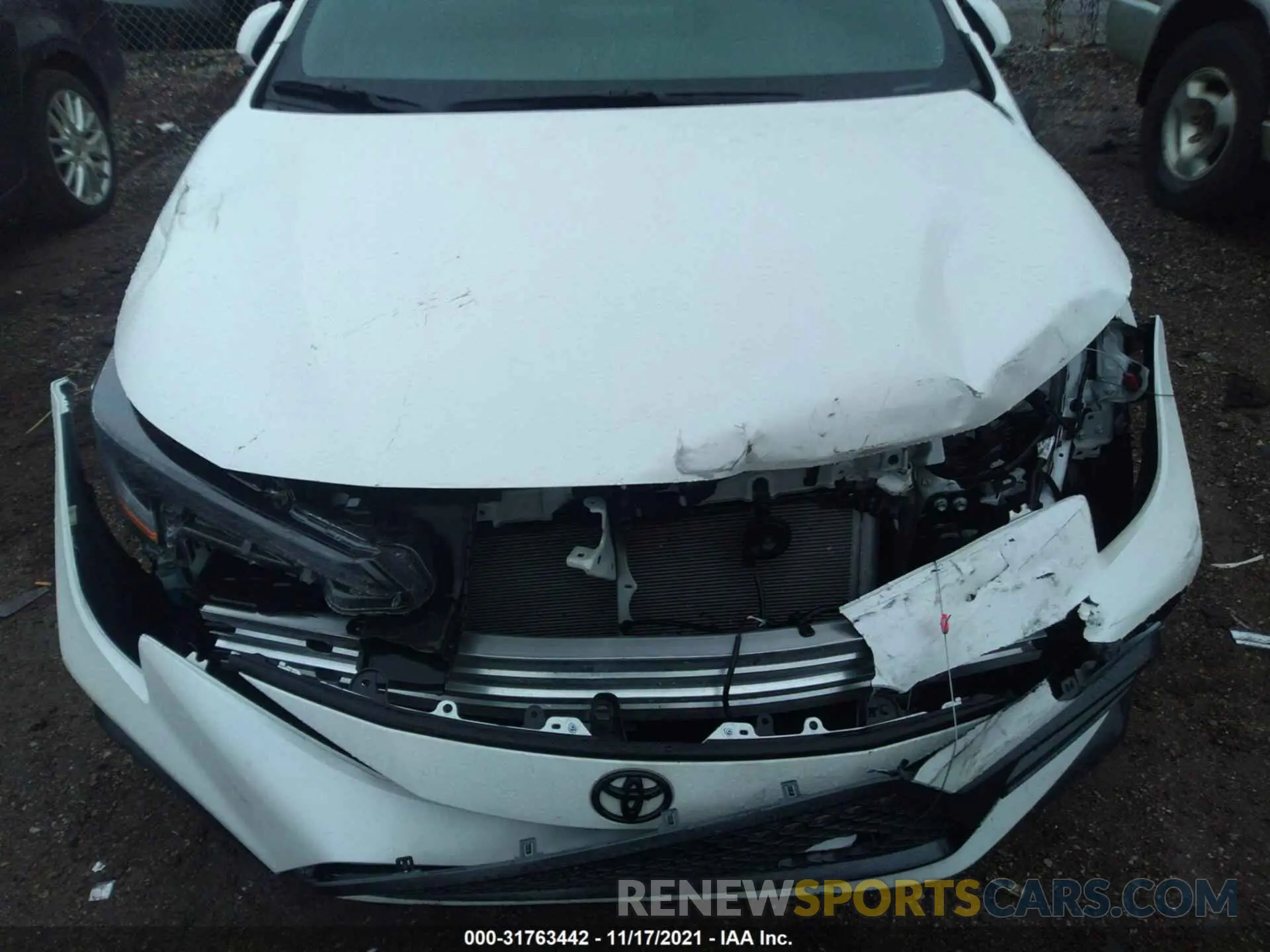 6 fotografías del automóvil dañado 5YFP4MCE3MP069195 TOYOTA COROLLA 2021
