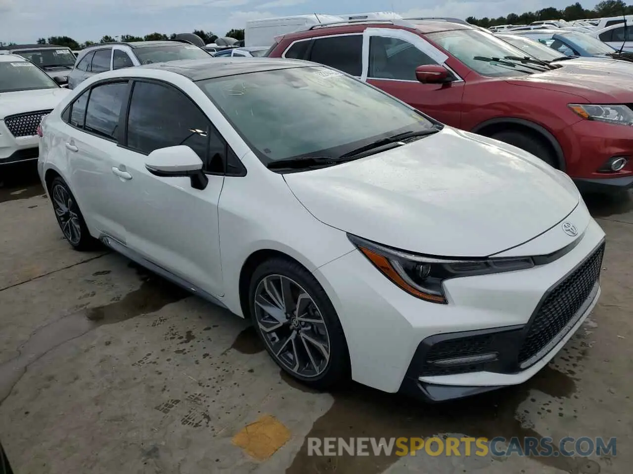 1 fotografías del automóvil dañado 5YFP4MCE3MP097143 TOYOTA COROLLA 2021