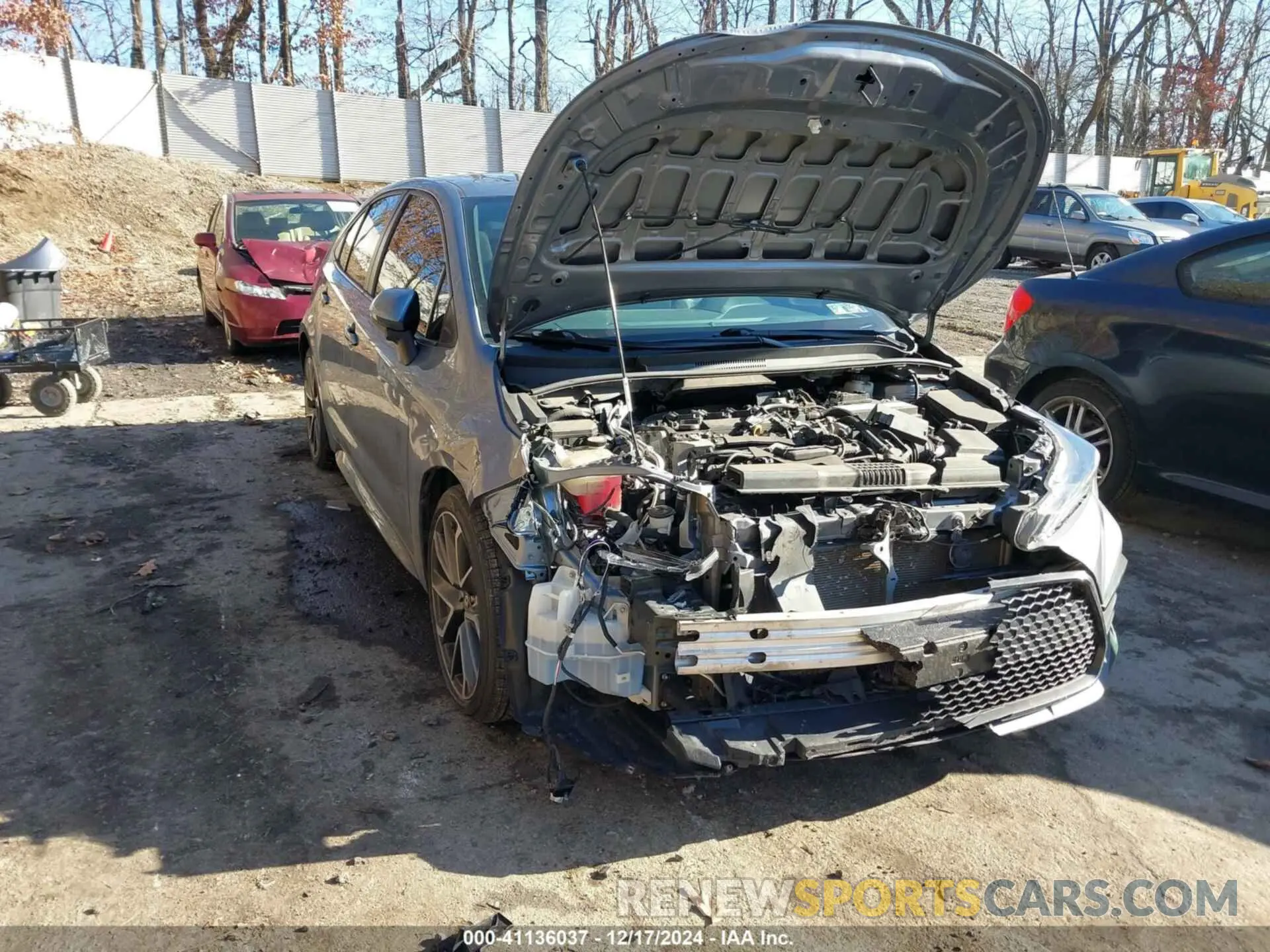 6 fotografías del automóvil dañado 5YFP4MCE5MP060045 TOYOTA COROLLA 2021