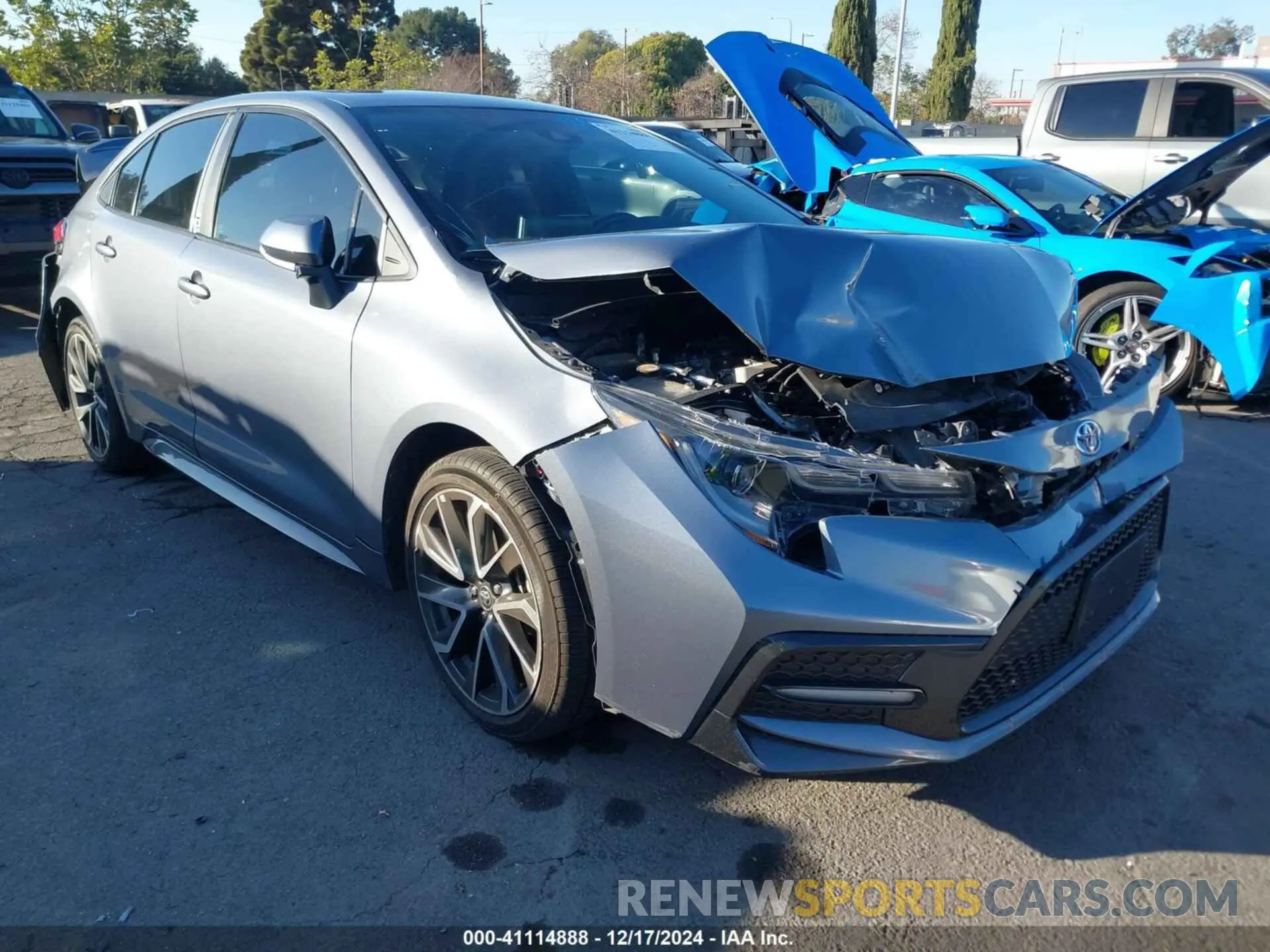 1 fotografías del automóvil dañado 5YFP4MCE5MP081932 TOYOTA COROLLA 2021