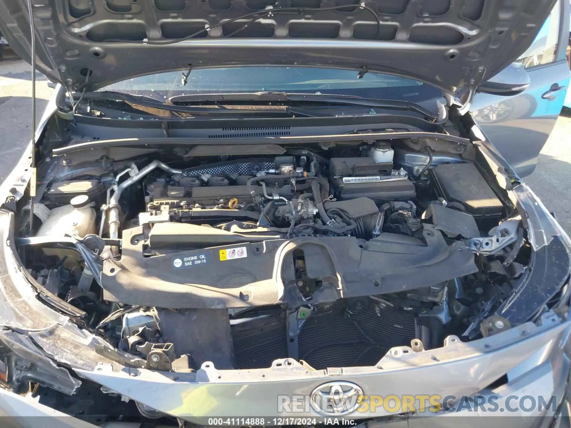 10 fotografías del automóvil dañado 5YFP4MCE5MP081932 TOYOTA COROLLA 2021