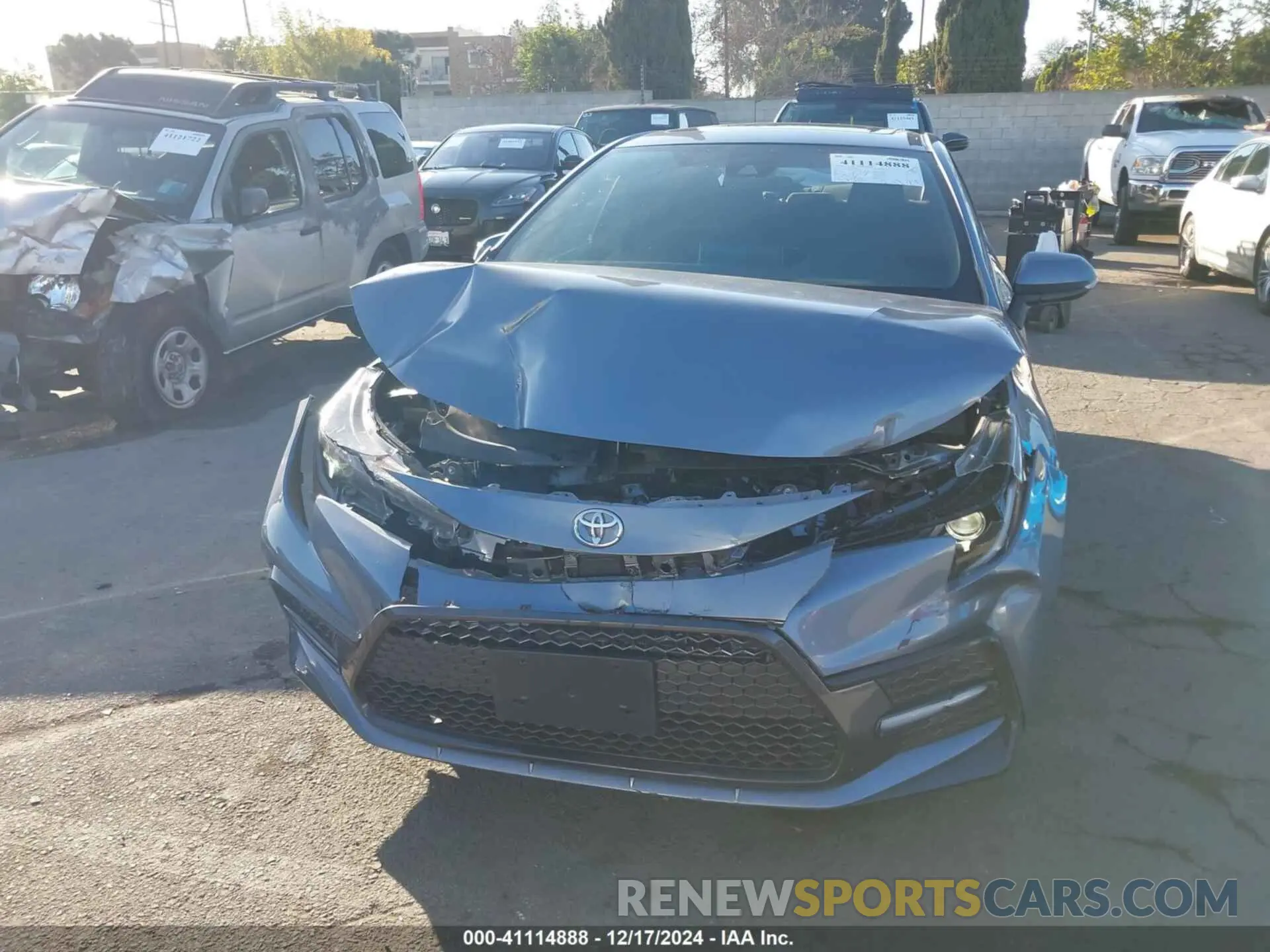 12 fotografías del automóvil dañado 5YFP4MCE5MP081932 TOYOTA COROLLA 2021
