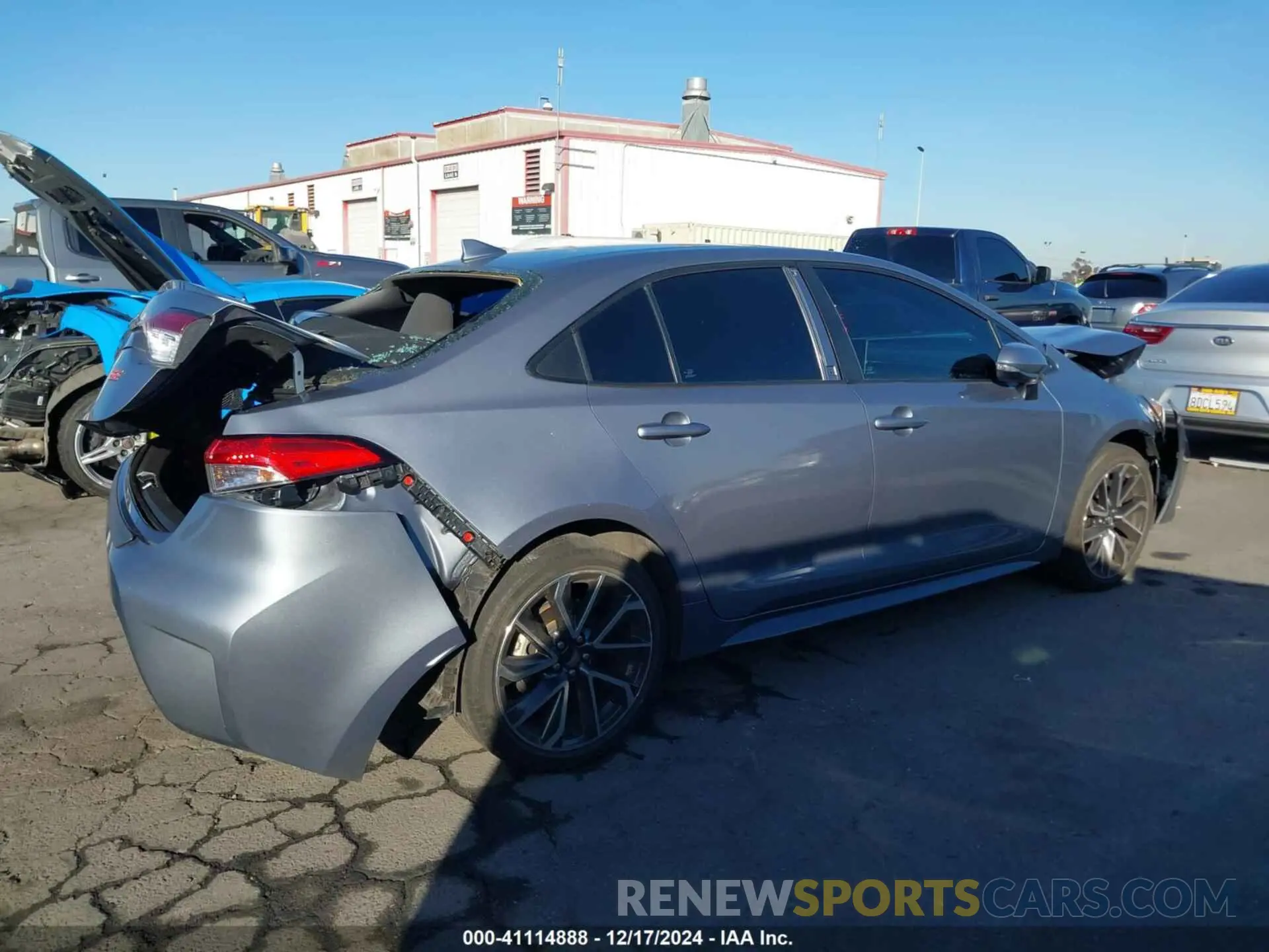 13 fotografías del automóvil dañado 5YFP4MCE5MP081932 TOYOTA COROLLA 2021