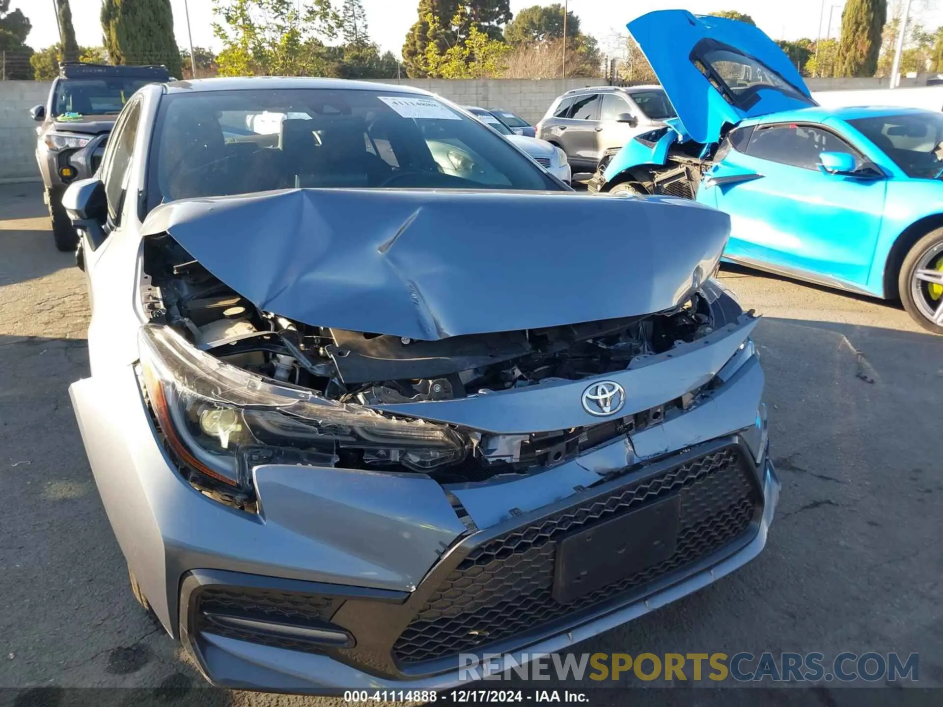 6 fotografías del automóvil dañado 5YFP4MCE5MP081932 TOYOTA COROLLA 2021