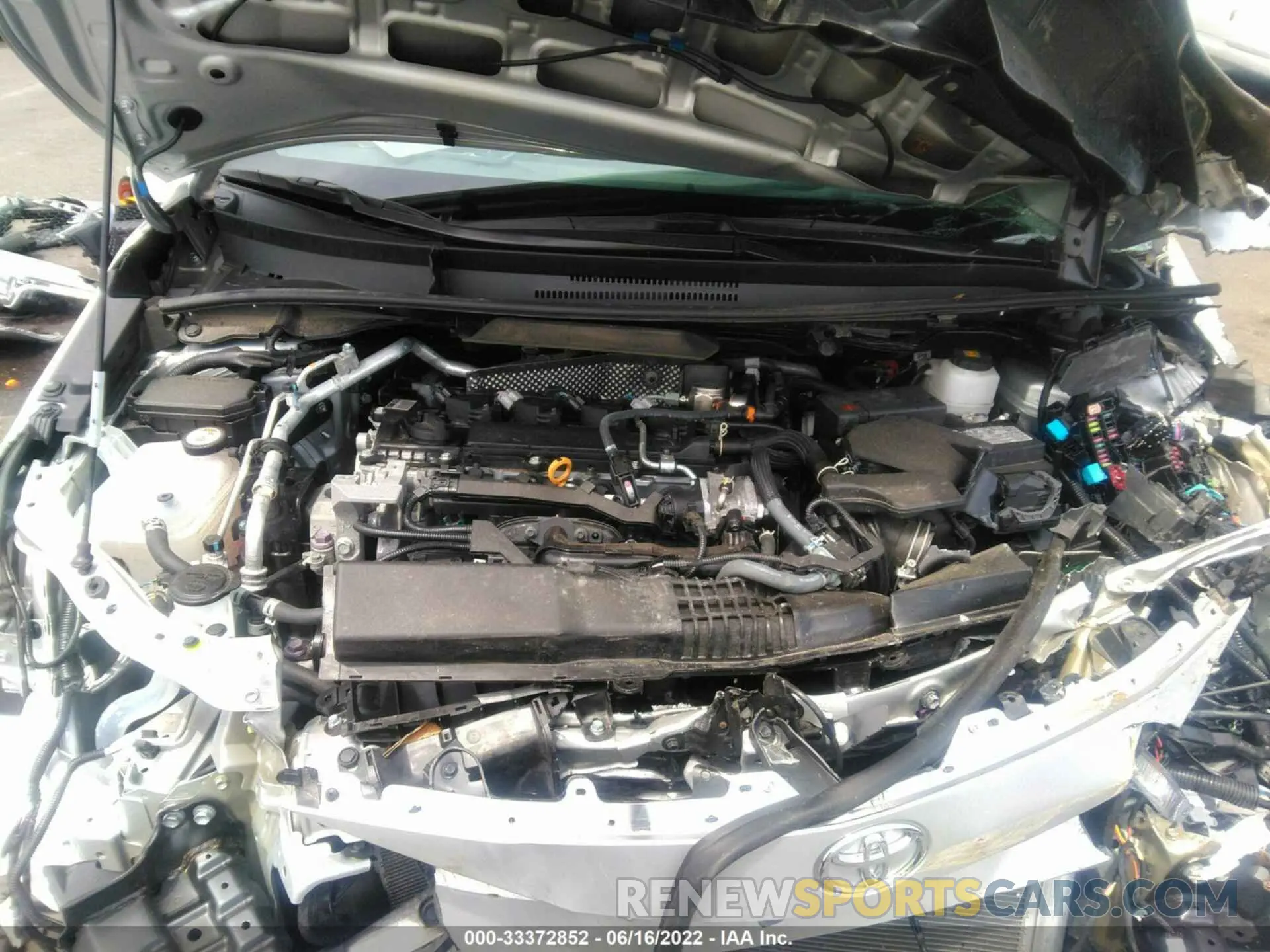 10 fotografías del automóvil dañado 5YFP4MCE5MP092459 TOYOTA COROLLA 2021
