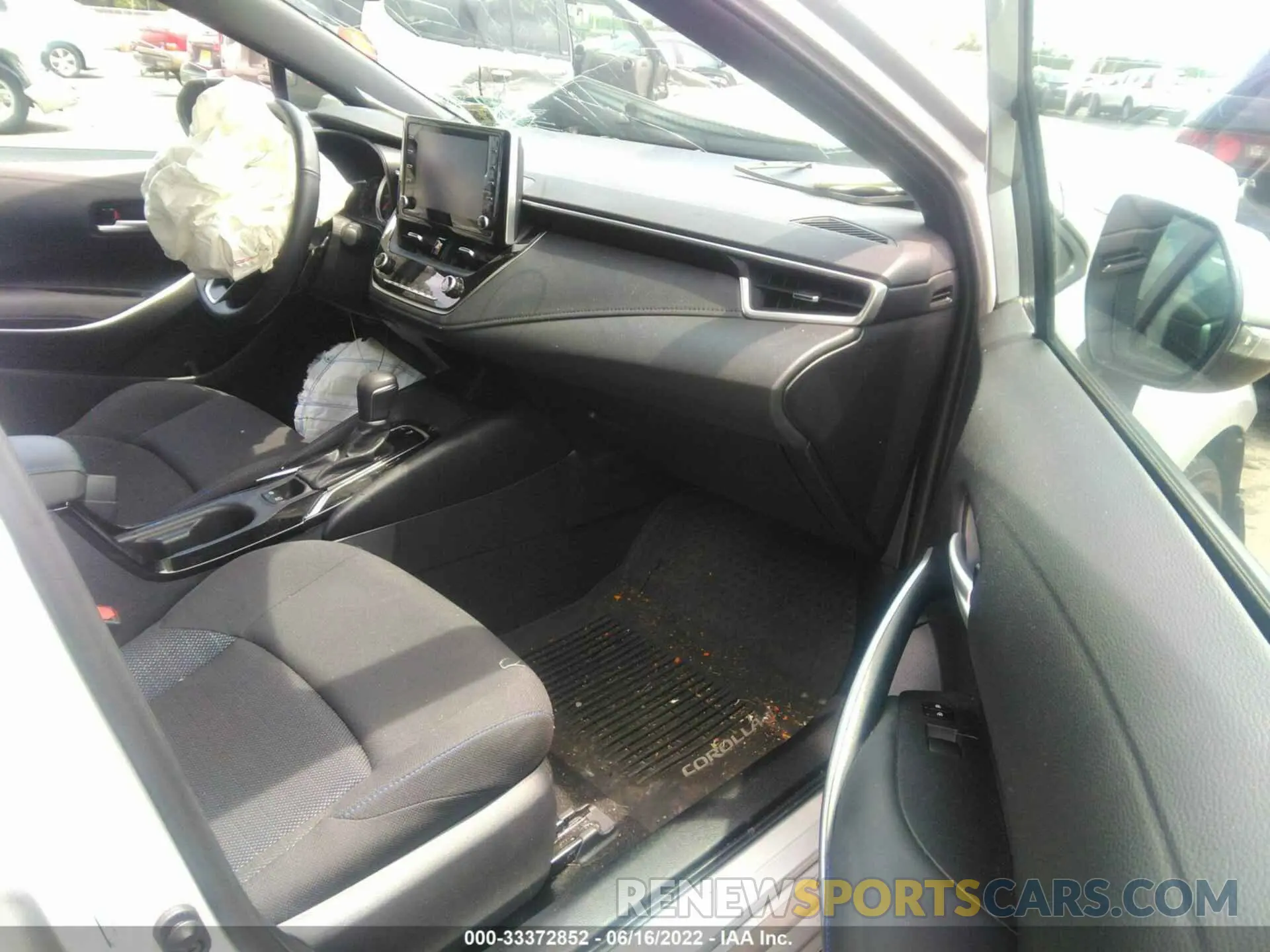 5 fotografías del automóvil dañado 5YFP4MCE5MP092459 TOYOTA COROLLA 2021