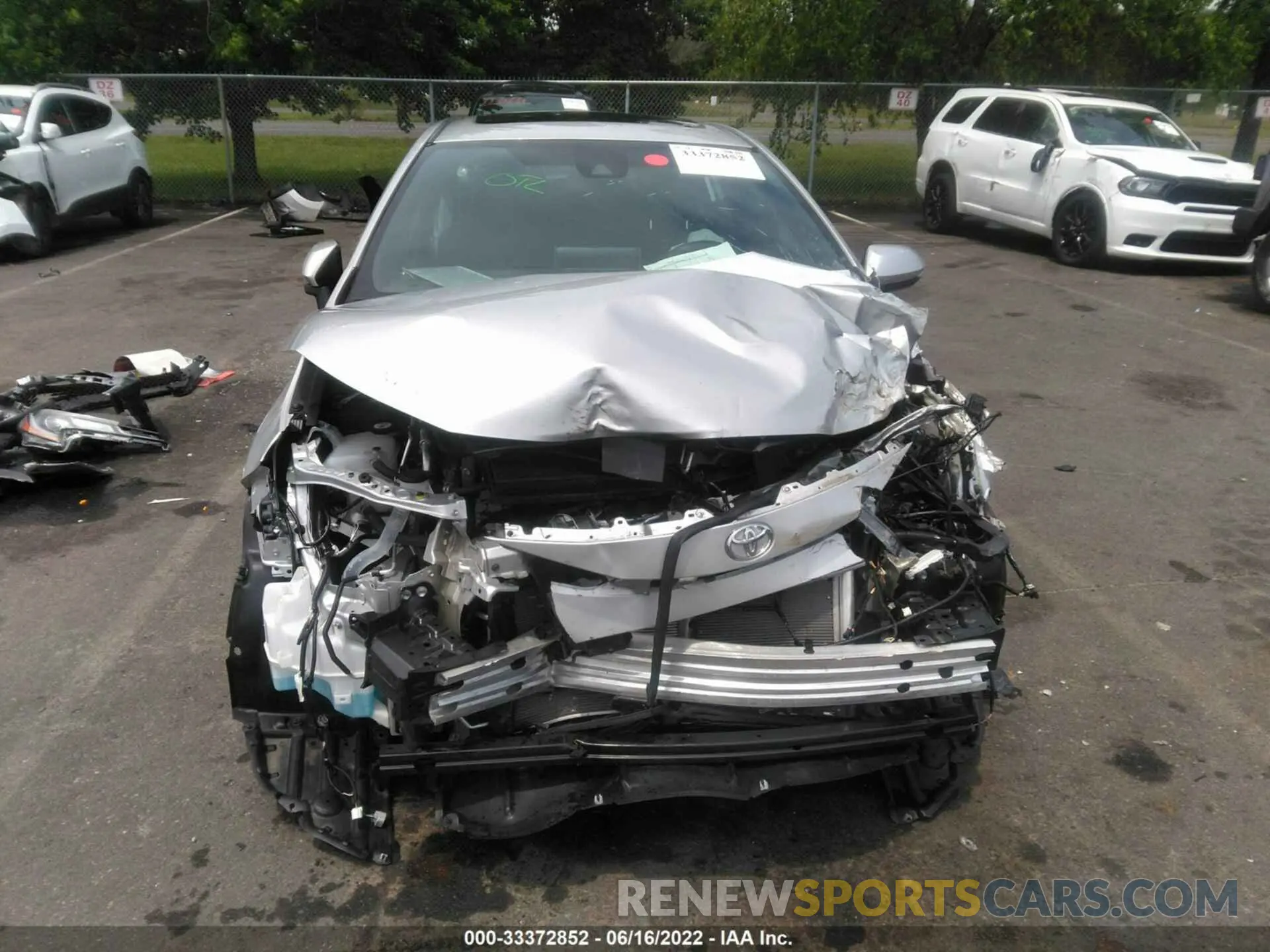 6 fotografías del automóvil dañado 5YFP4MCE5MP092459 TOYOTA COROLLA 2021