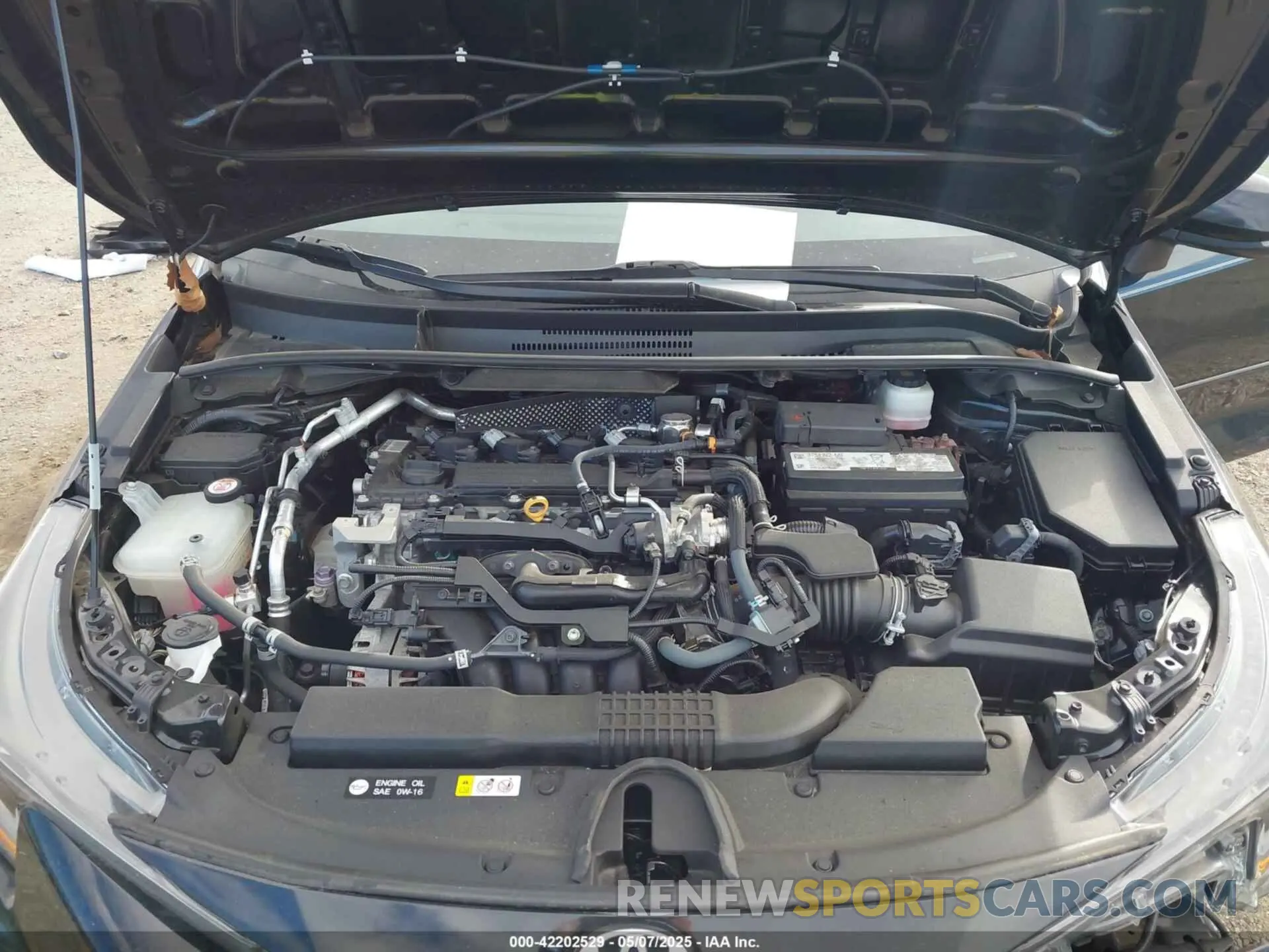 10 fotografías del automóvil dañado 5YFP4MCE6MP092552 TOYOTA COROLLA 2021