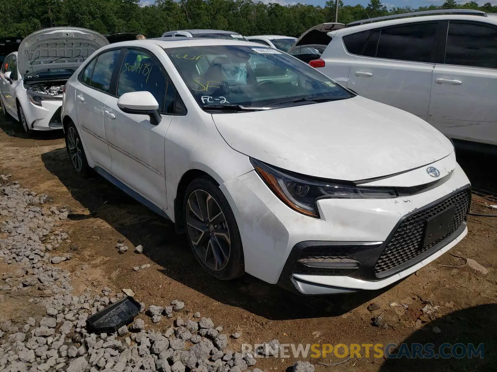 1 fotografías del automóvil dañado 5YFP4MCE8MP087756 TOYOTA COROLLA 2021
