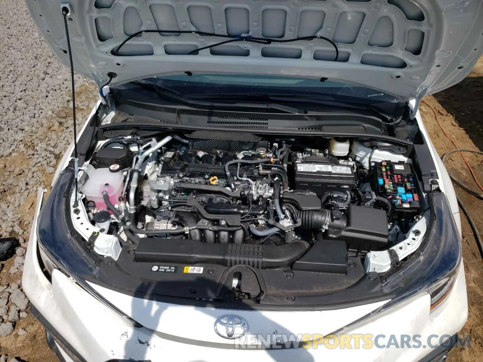 7 fotografías del automóvil dañado 5YFP4MCE8MP087756 TOYOTA COROLLA 2021