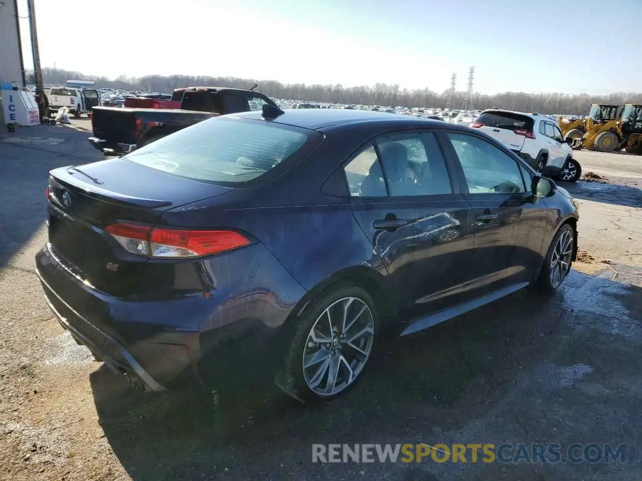 3 fotografías del automóvil dañado 5YFP4MCE9MP059481 TOYOTA COROLLA 2021