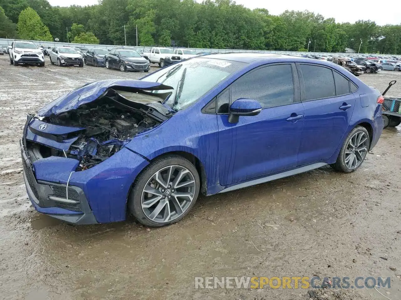 1 fotografías del automóvil dañado 5YFP4MCE9MP086857 TOYOTA COROLLA 2021