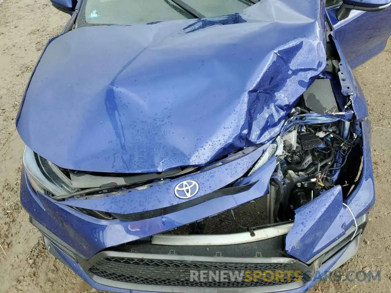 11 fotografías del automóvil dañado 5YFP4MCE9MP086857 TOYOTA COROLLA 2021