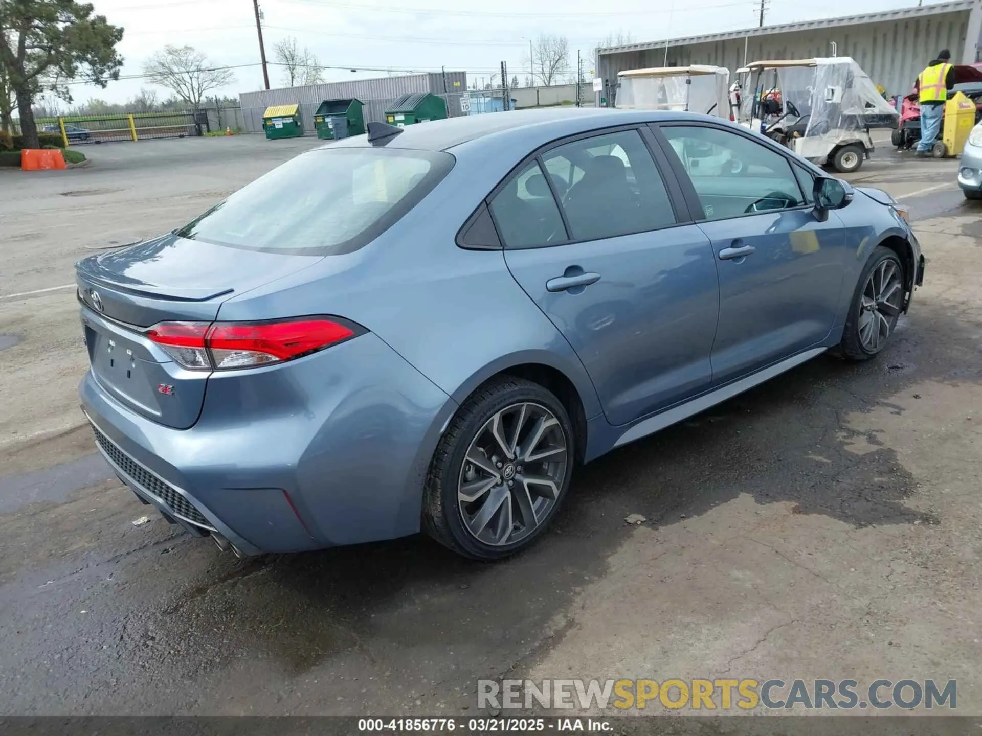 4 fotografías del automóvil dañado 5YFP4MCEXMP066570 TOYOTA COROLLA 2021