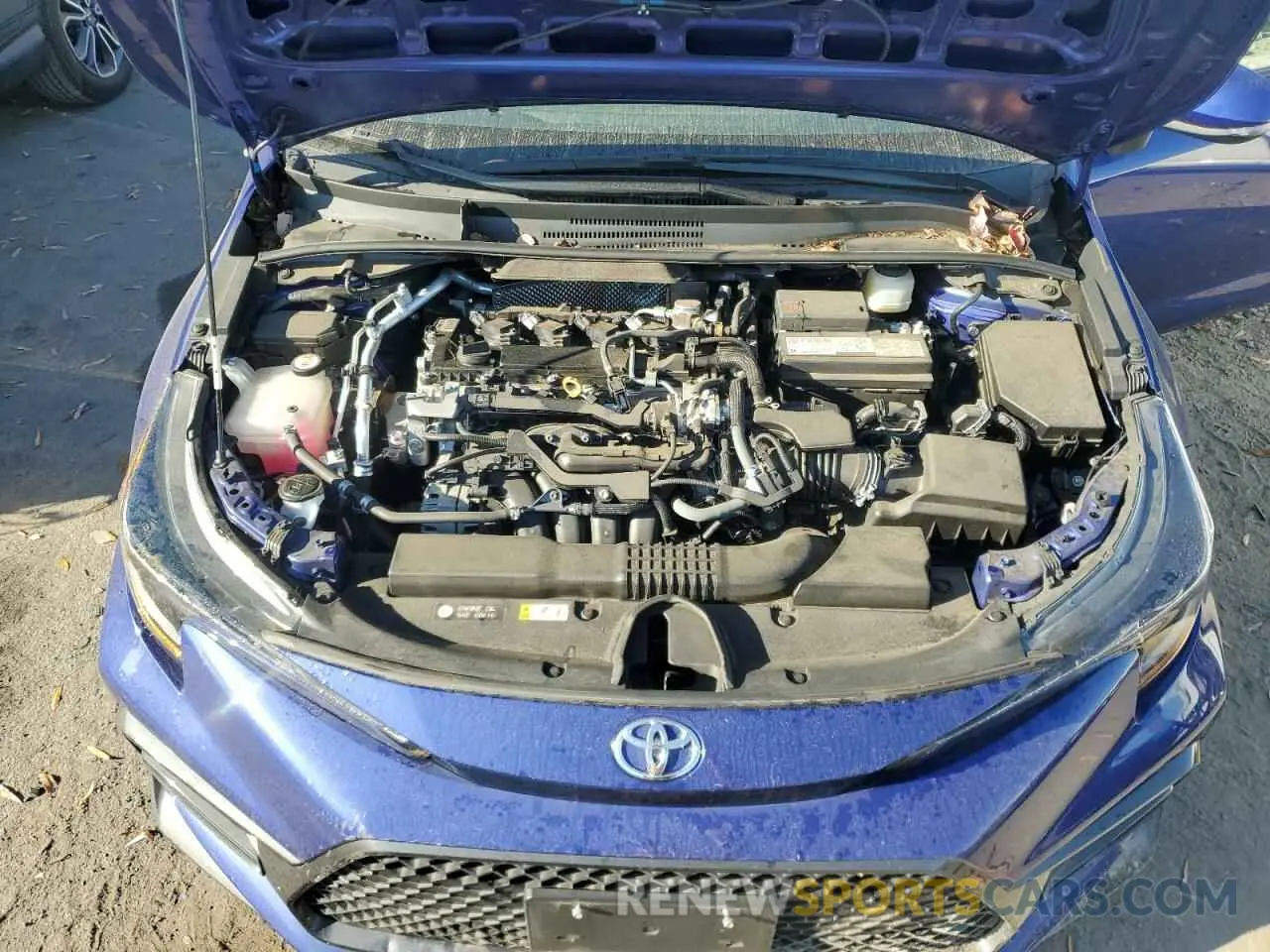 11 fotografías del automóvil dañado 5YFS4MCE0MP069116 TOYOTA COROLLA 2021