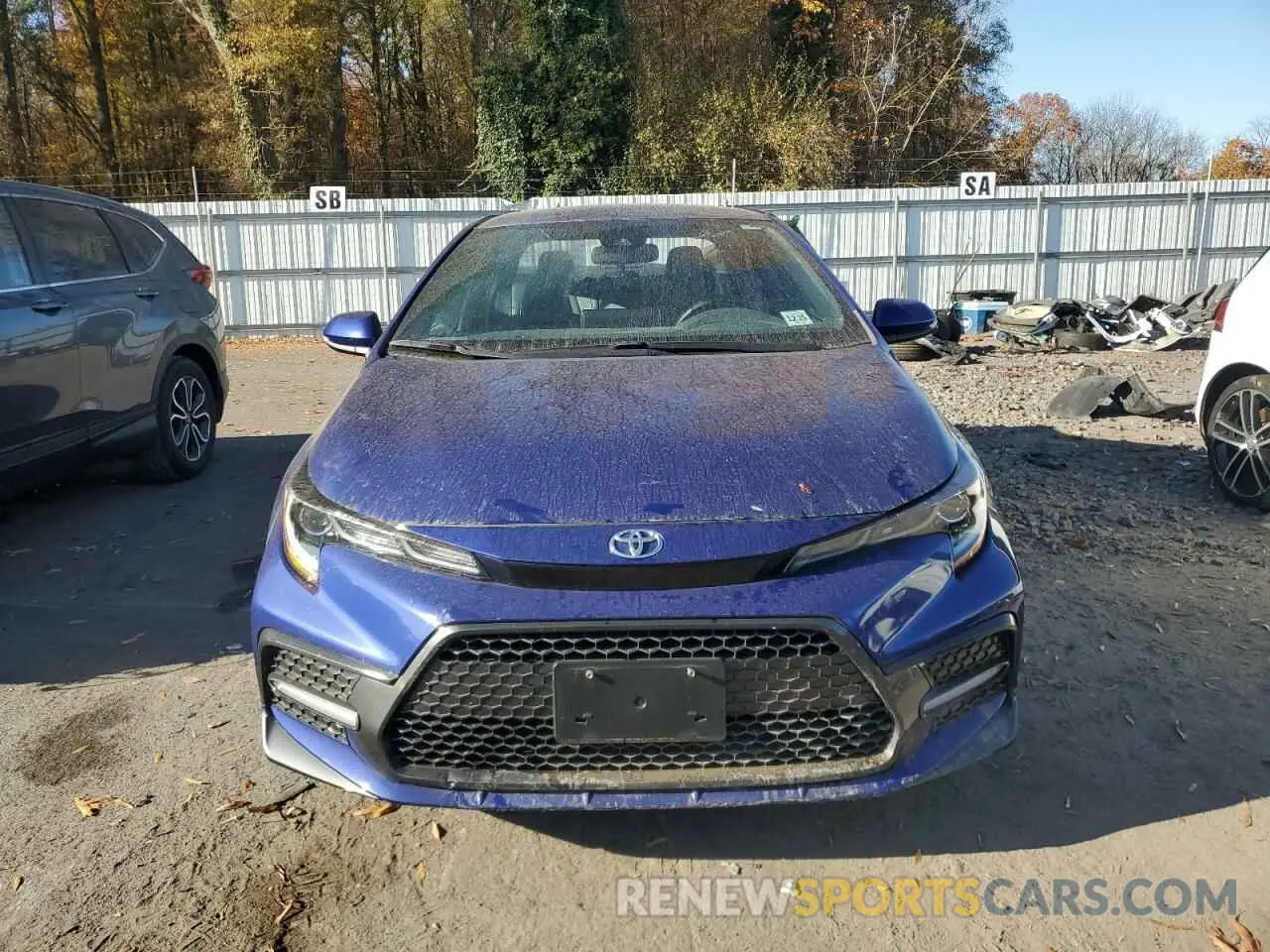 5 fotografías del automóvil dañado 5YFS4MCE0MP069116 TOYOTA COROLLA 2021