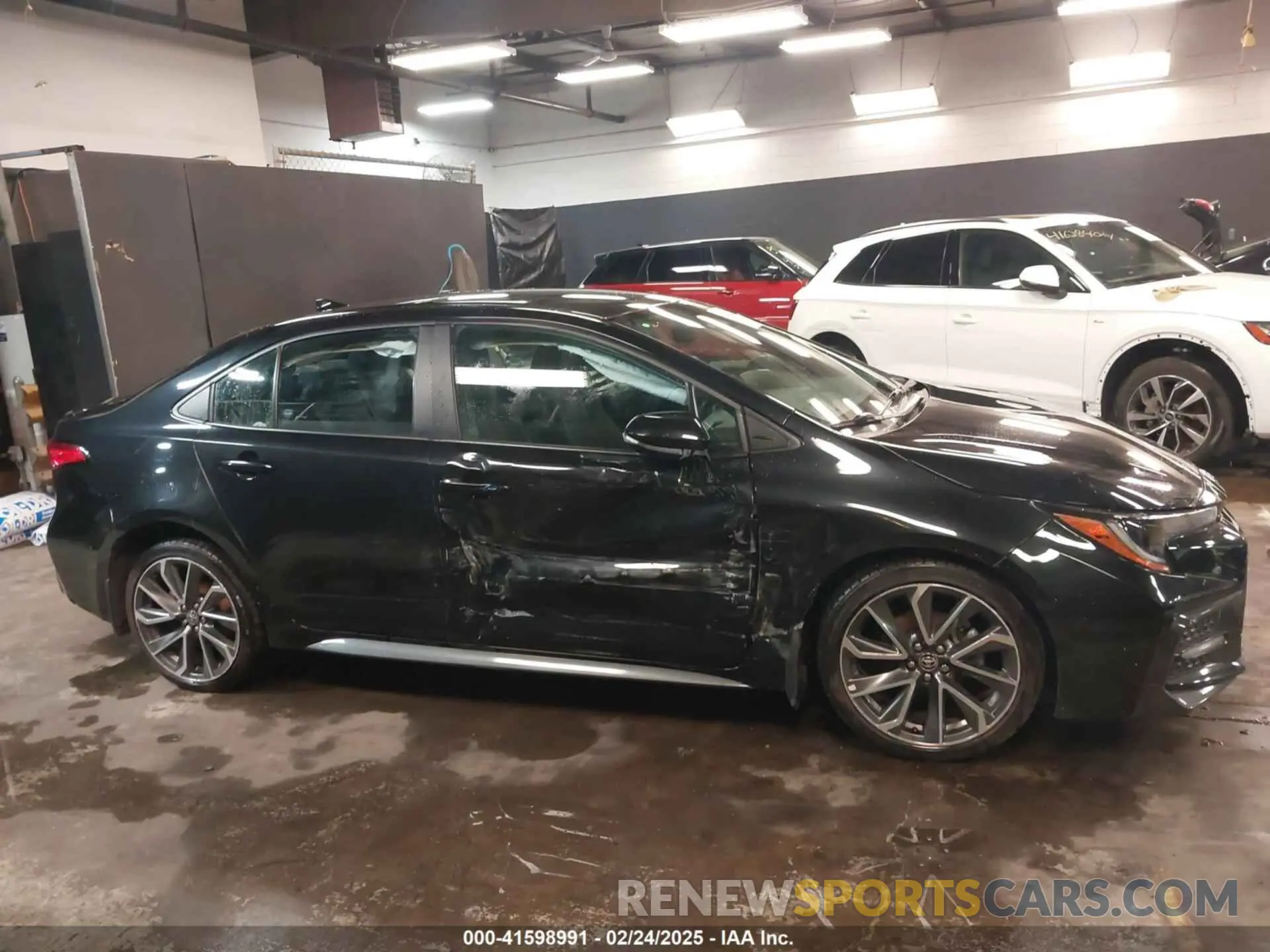 12 fotografías del automóvil dañado 5YFS4MCE0MP082531 TOYOTA COROLLA 2021
