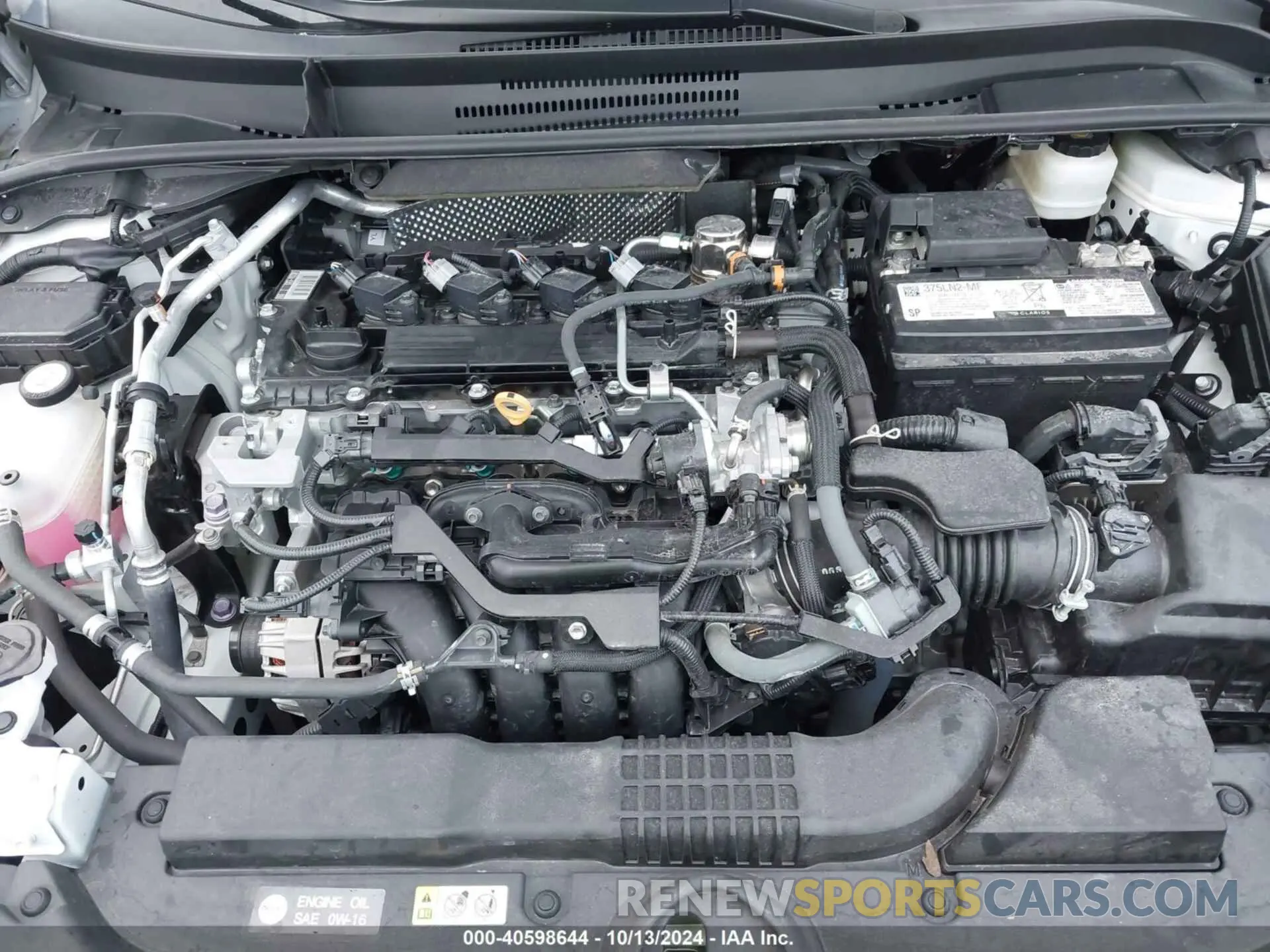 10 fotografías del automóvil dañado 5YFS4MCE0MP087292 TOYOTA COROLLA 2021