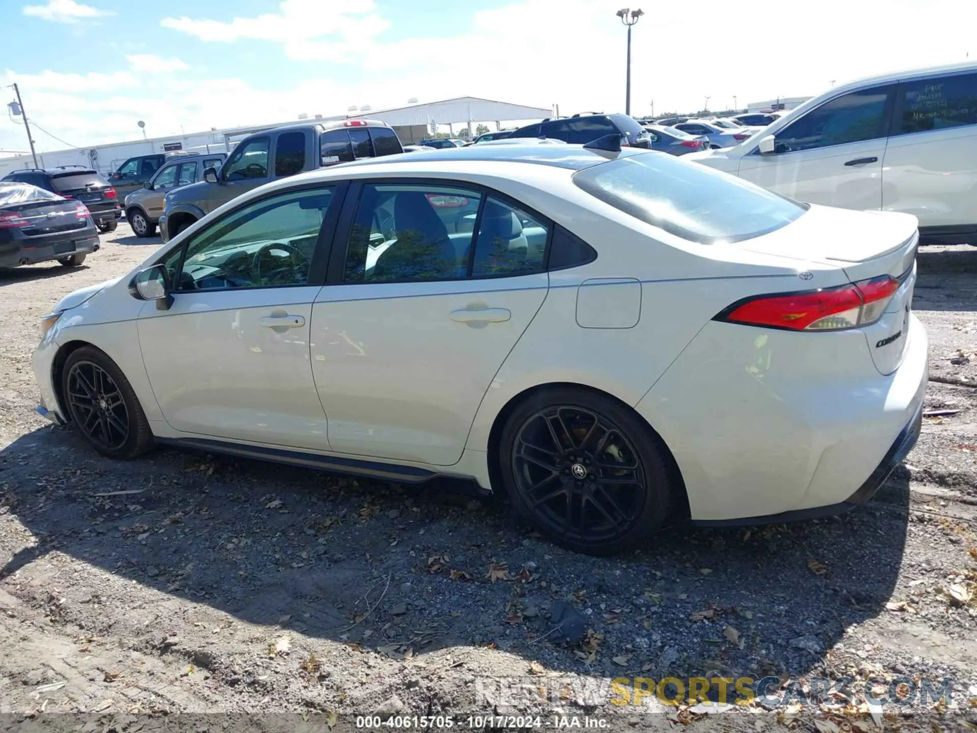 14 fotografías del automóvil dañado 5YFS4MCE0MP091102 TOYOTA COROLLA 2021