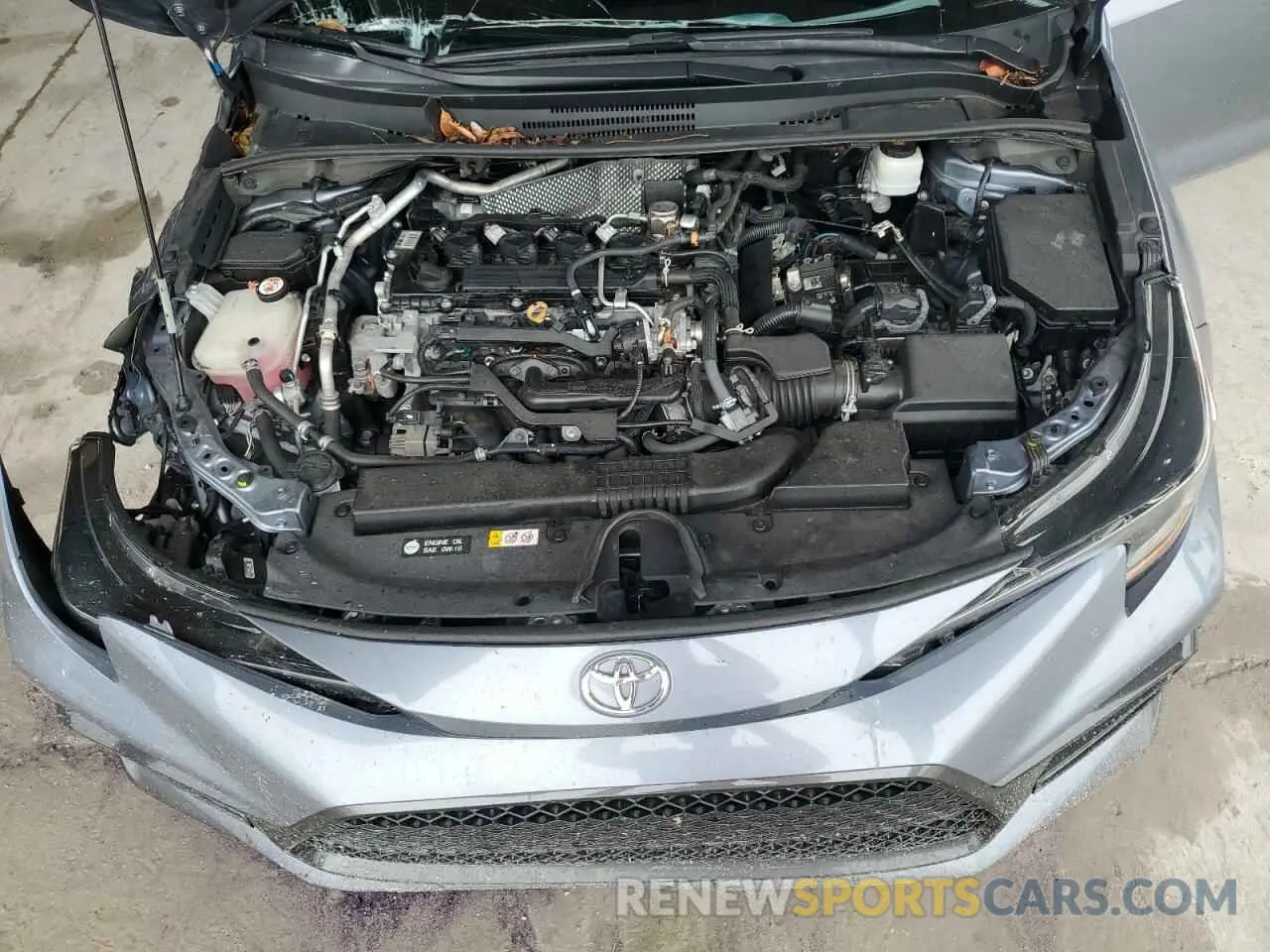 11 fotografías del automóvil dañado 5YFS4MCE0MP096767 TOYOTA COROLLA 2021