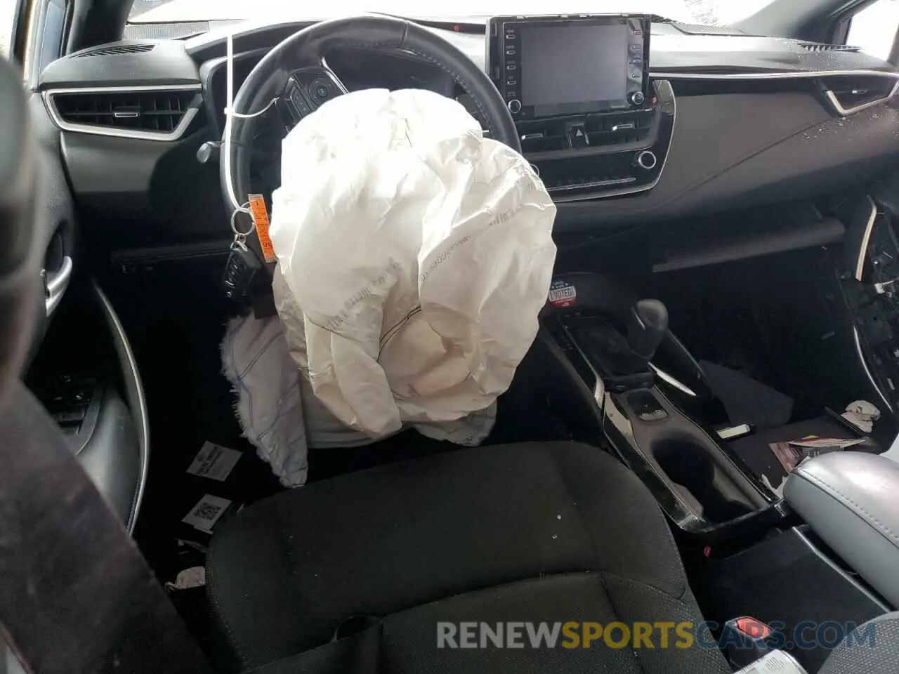 8 fotografías del automóvil dañado 5YFS4MCE0MP096767 TOYOTA COROLLA 2021