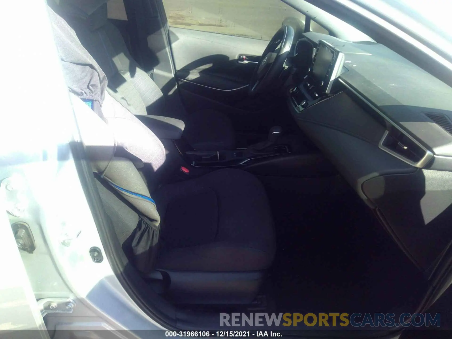 5 fotografías del automóvil dañado 5YFS4MCE1MP061980 TOYOTA COROLLA 2021