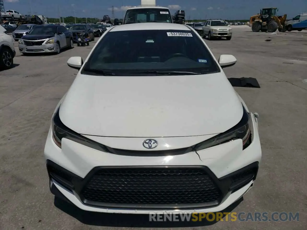5 fotografías del automóvil dañado 5YFS4MCE1MP062563 TOYOTA COROLLA 2021