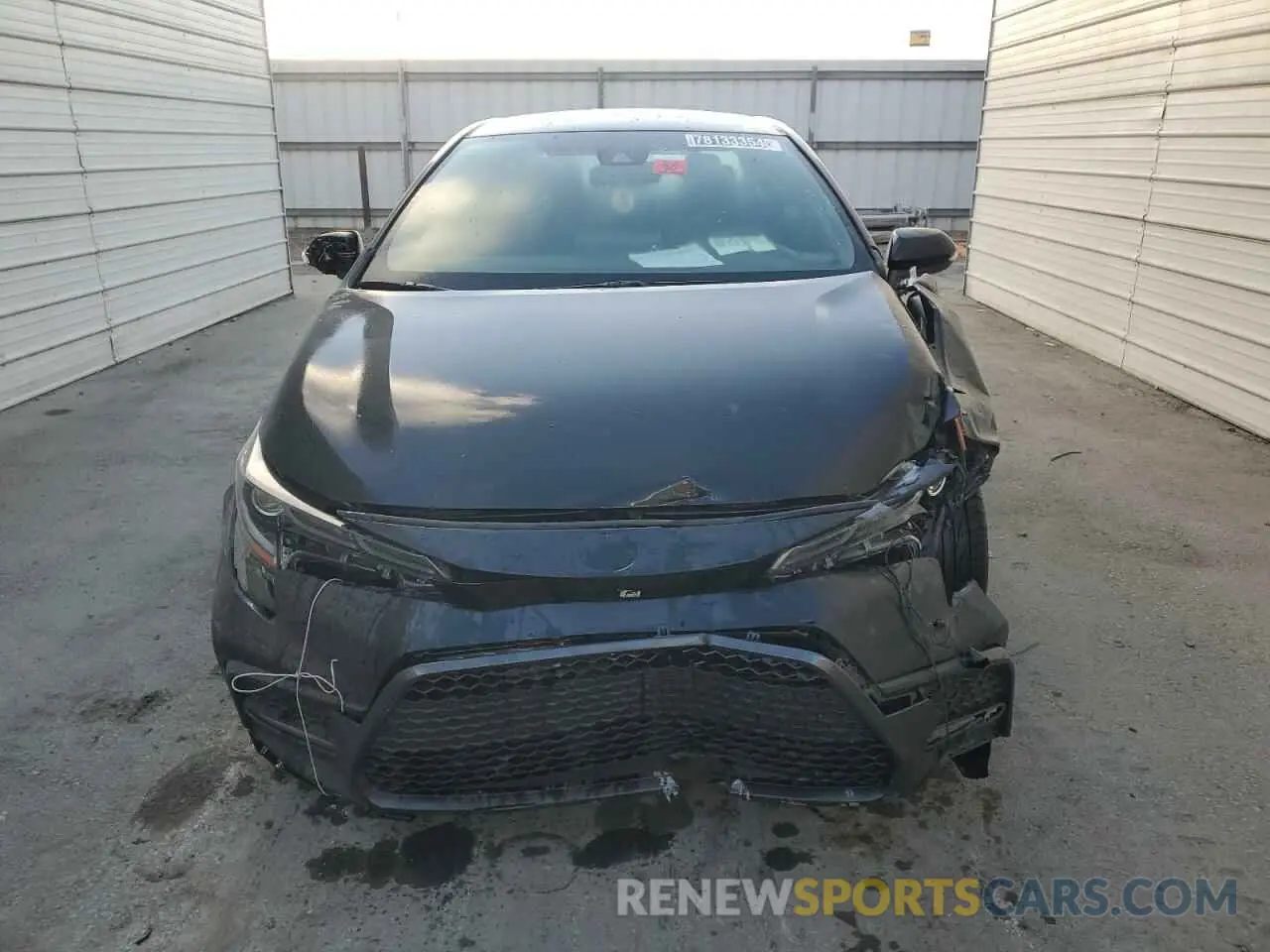 5 fotografías del automóvil dañado 5YFS4MCE1MP064734 TOYOTA COROLLA 2021