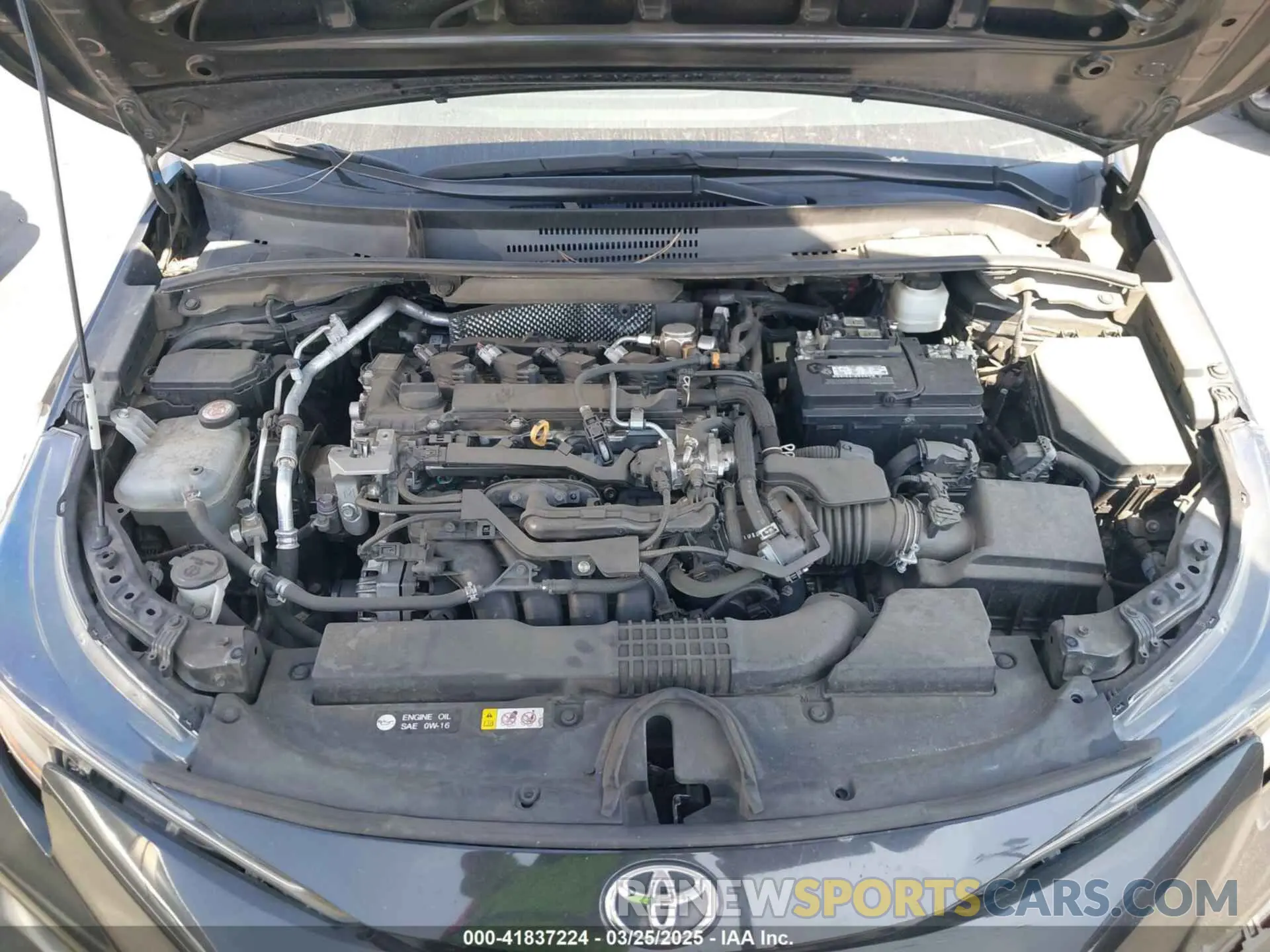 10 fotografías del automóvil dañado 5YFS4MCE1MP069917 TOYOTA COROLLA 2021