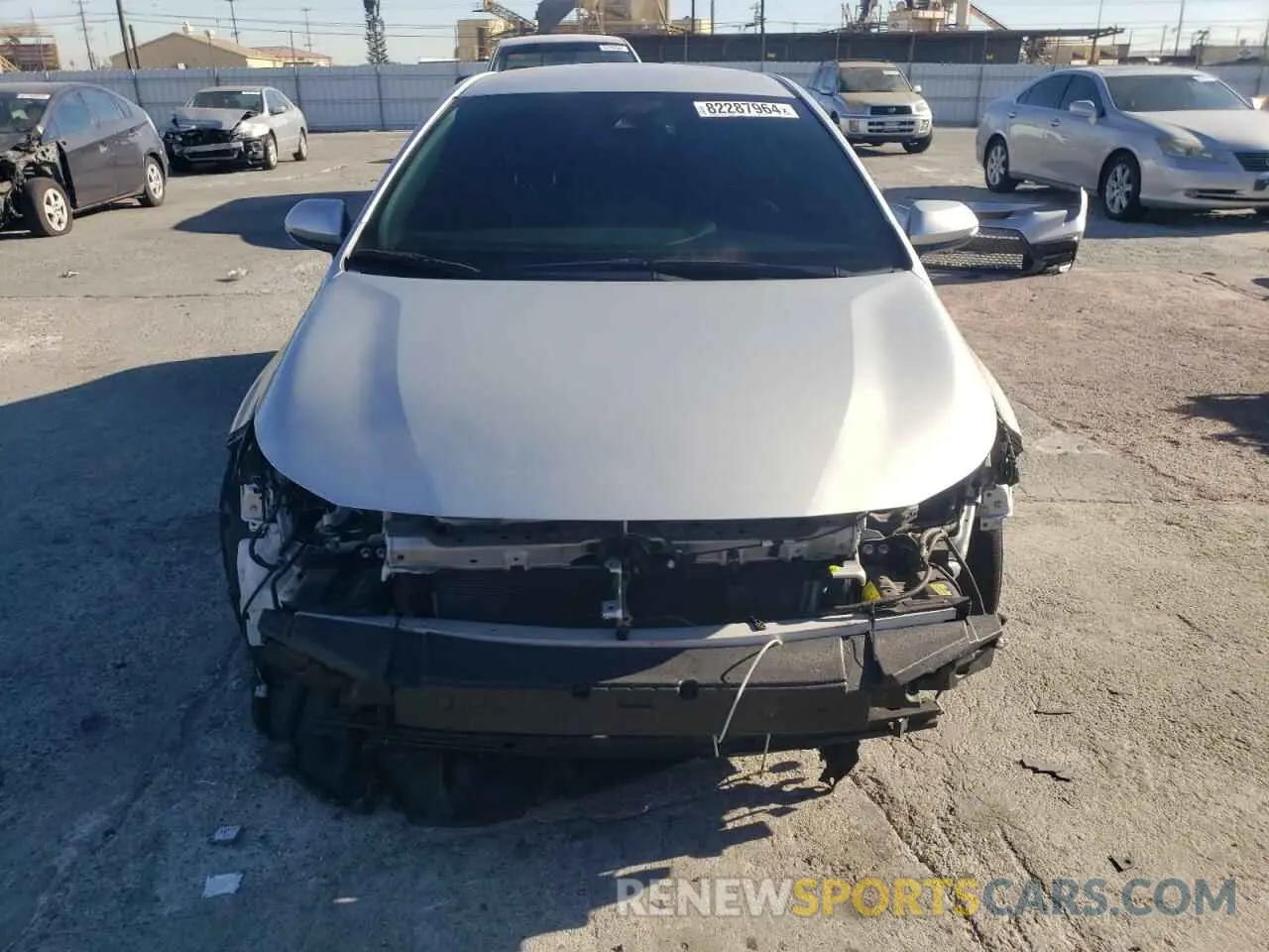5 fotografías del automóvil dañado 5YFS4MCE1MP070033 TOYOTA COROLLA 2021