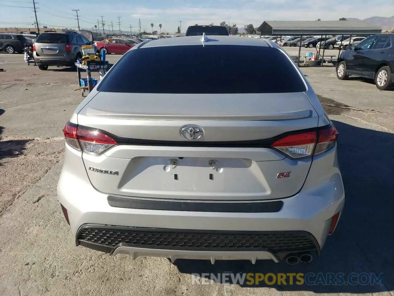 6 fotografías del automóvil dañado 5YFS4MCE1MP070033 TOYOTA COROLLA 2021