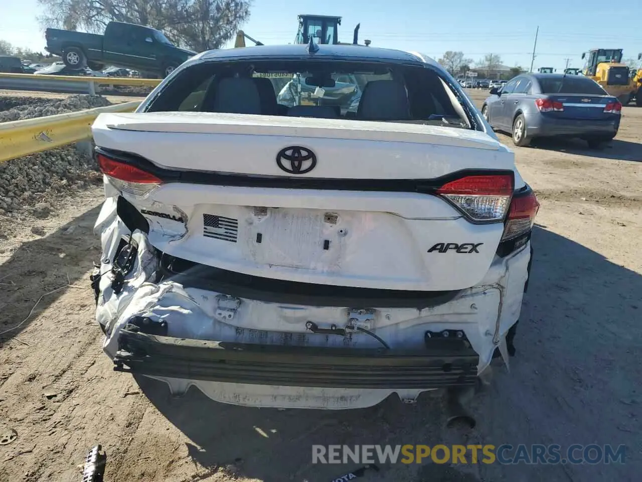 6 fotografías del automóvil dañado 5YFS4MCE1MP090931 TOYOTA COROLLA 2021