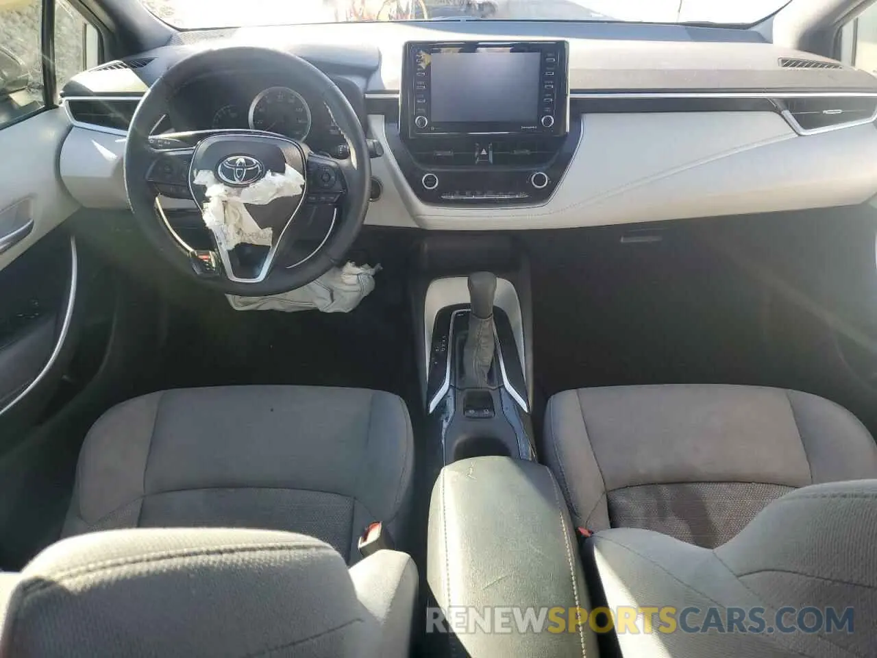 8 fotografías del automóvil dañado 5YFS4MCE1MP090931 TOYOTA COROLLA 2021