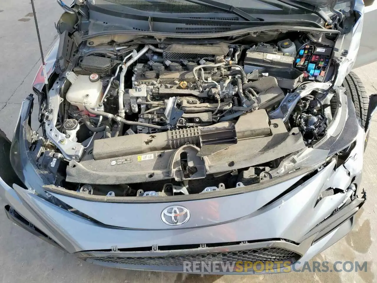 11 fotografías del automóvil dañado 5YFS4MCE1MP094106 TOYOTA COROLLA 2021