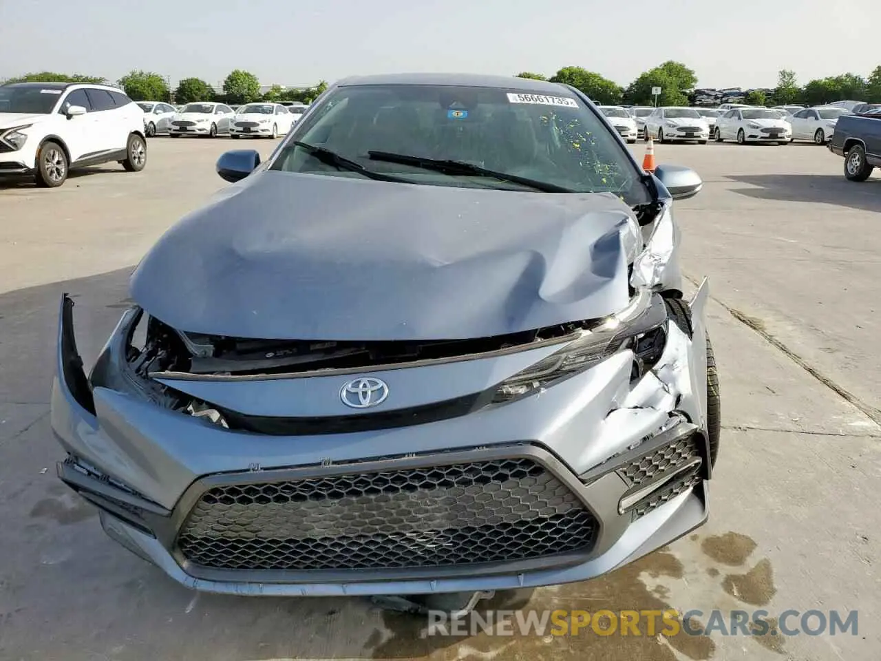 5 fotografías del automóvil dañado 5YFS4MCE1MP094106 TOYOTA COROLLA 2021