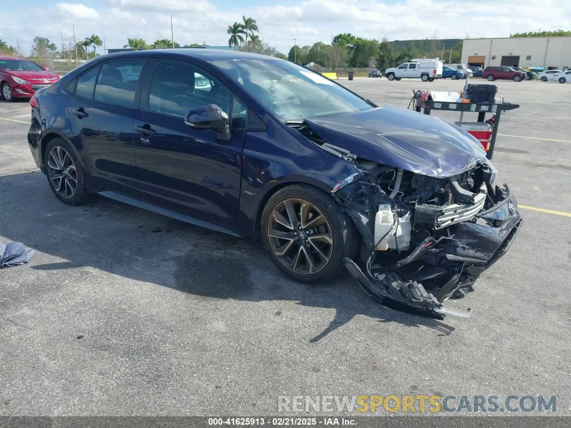 1 fotografías del automóvil dañado 5YFS4MCE2MP062667 TOYOTA COROLLA 2021
