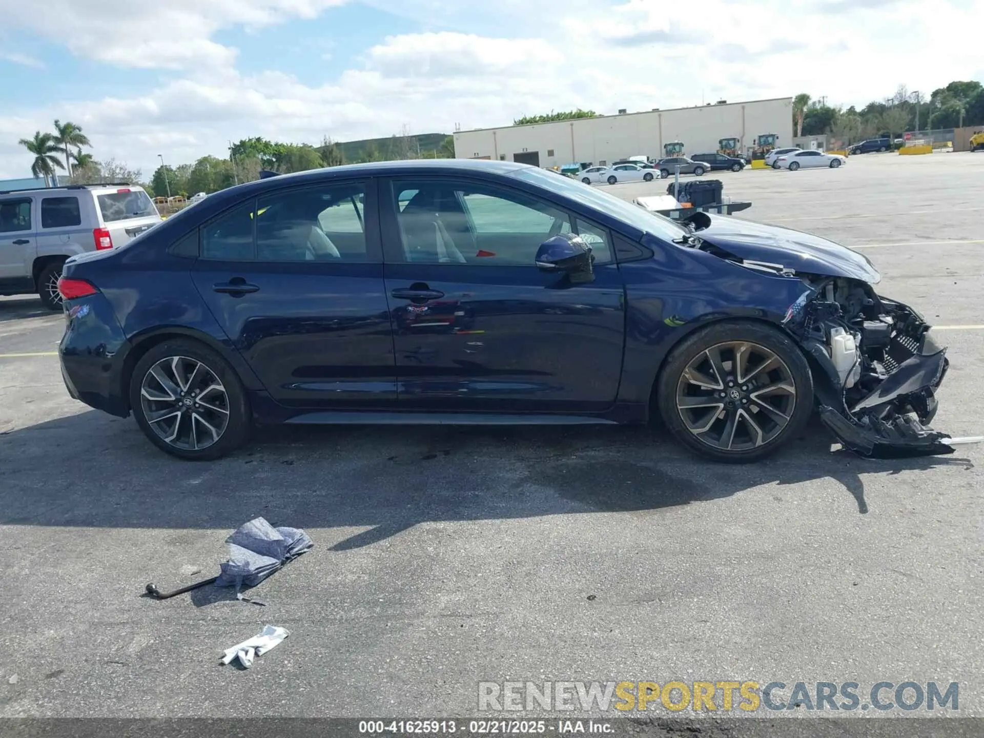 13 fotografías del automóvil dañado 5YFS4MCE2MP062667 TOYOTA COROLLA 2021