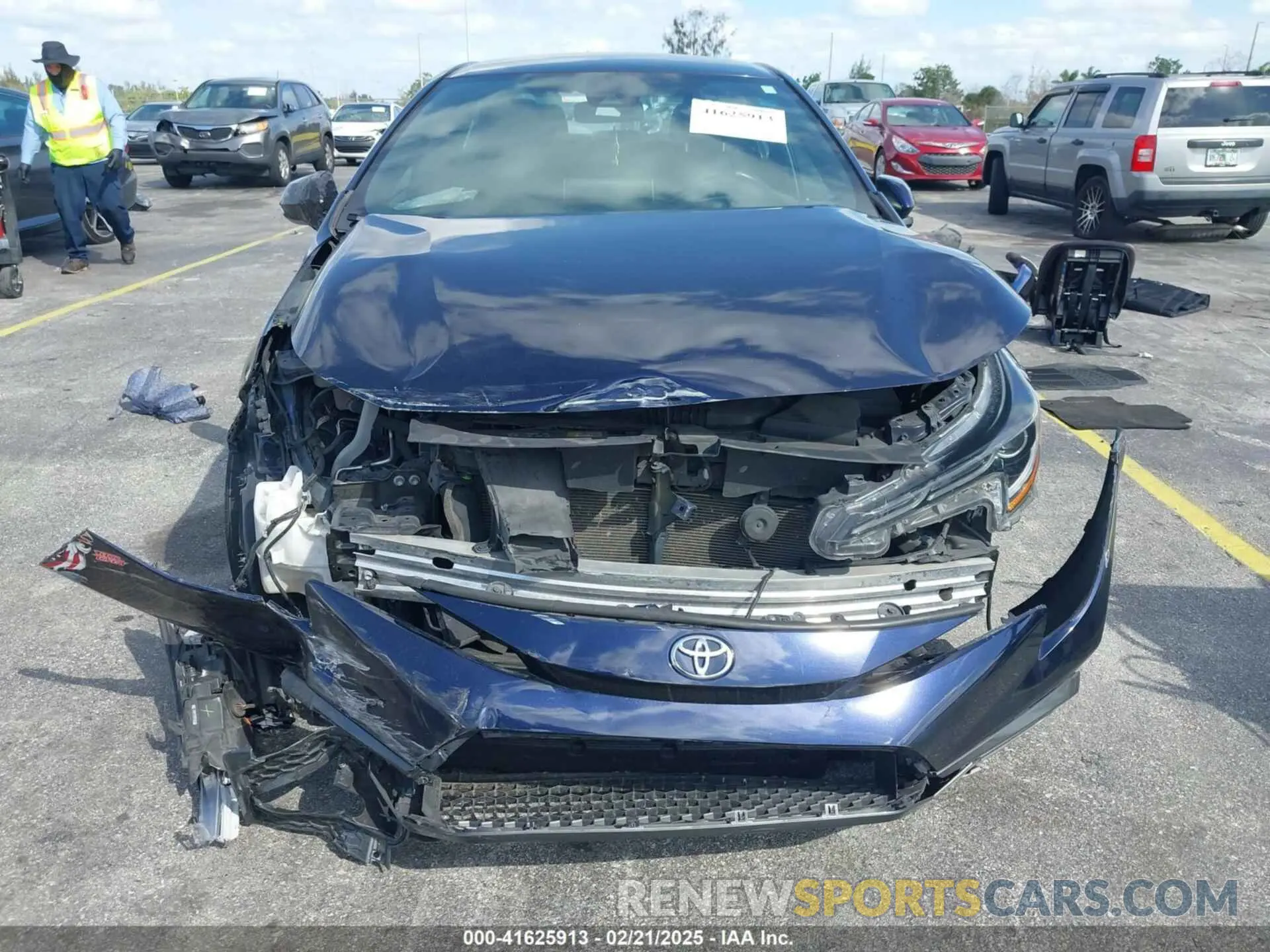 6 fotografías del automóvil dañado 5YFS4MCE2MP062667 TOYOTA COROLLA 2021