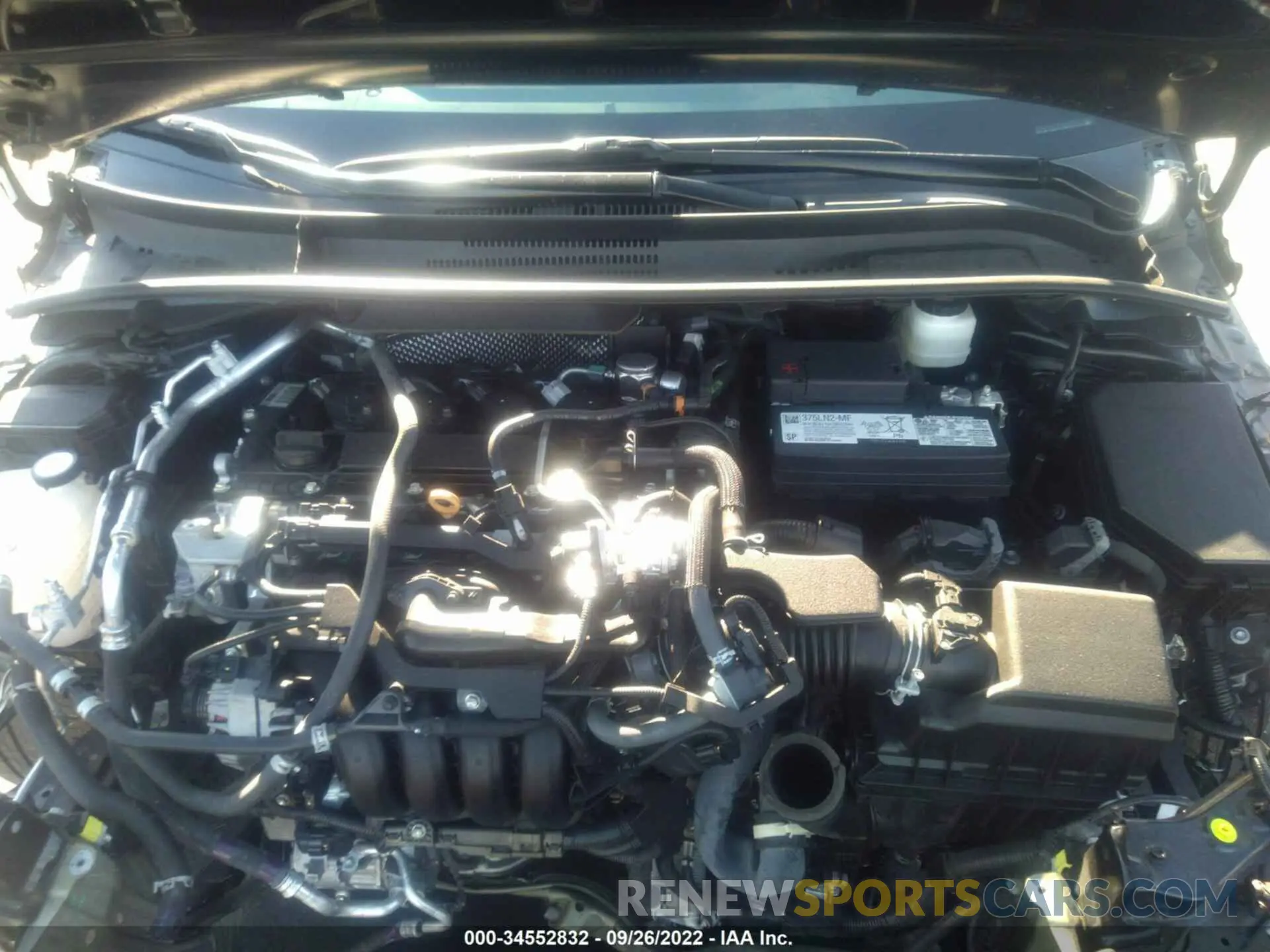 10 fotografías del automóvil dañado 5YFS4MCE2MP067612 TOYOTA COROLLA 2021