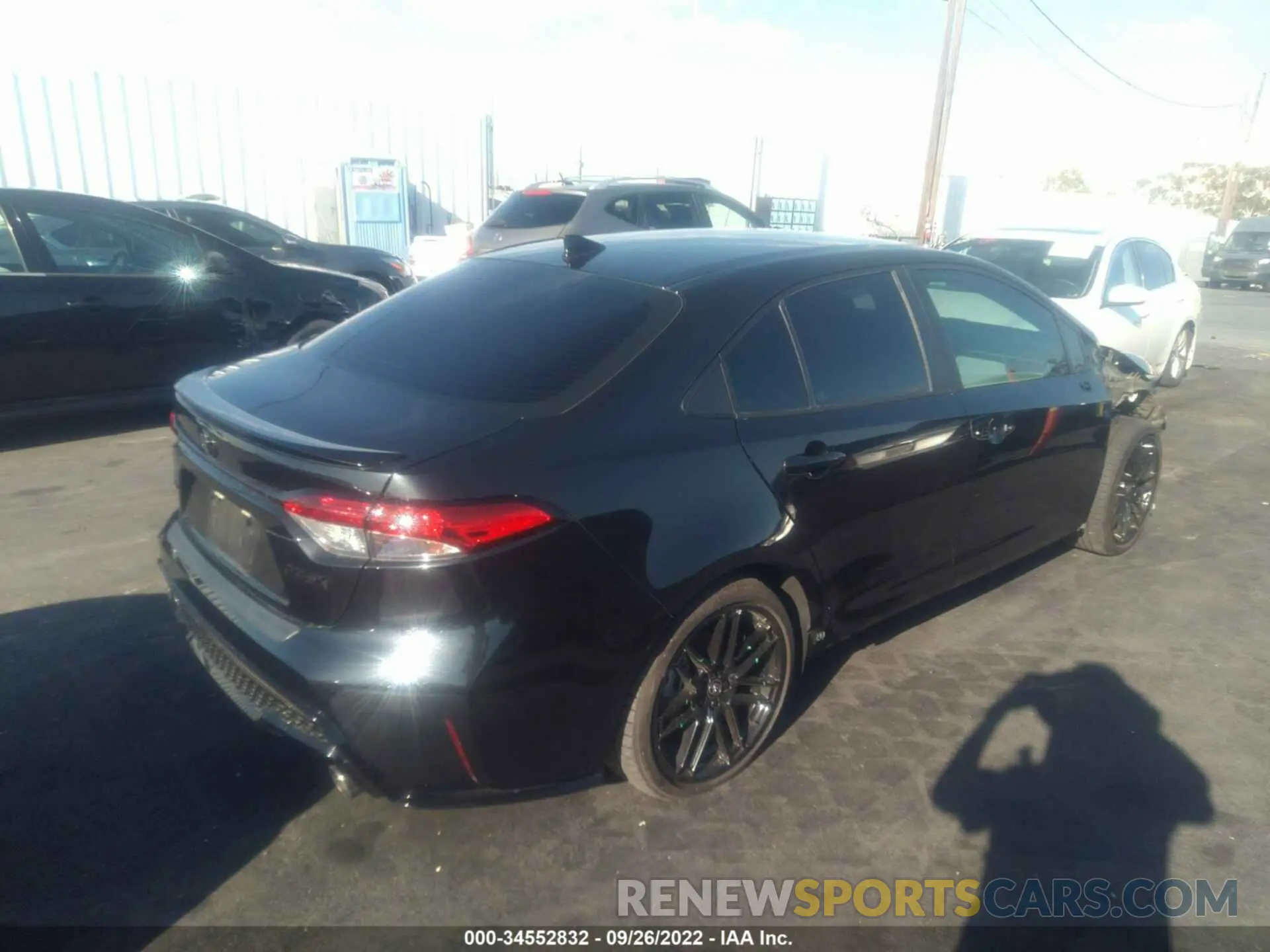 4 fotografías del automóvil dañado 5YFS4MCE2MP067612 TOYOTA COROLLA 2021